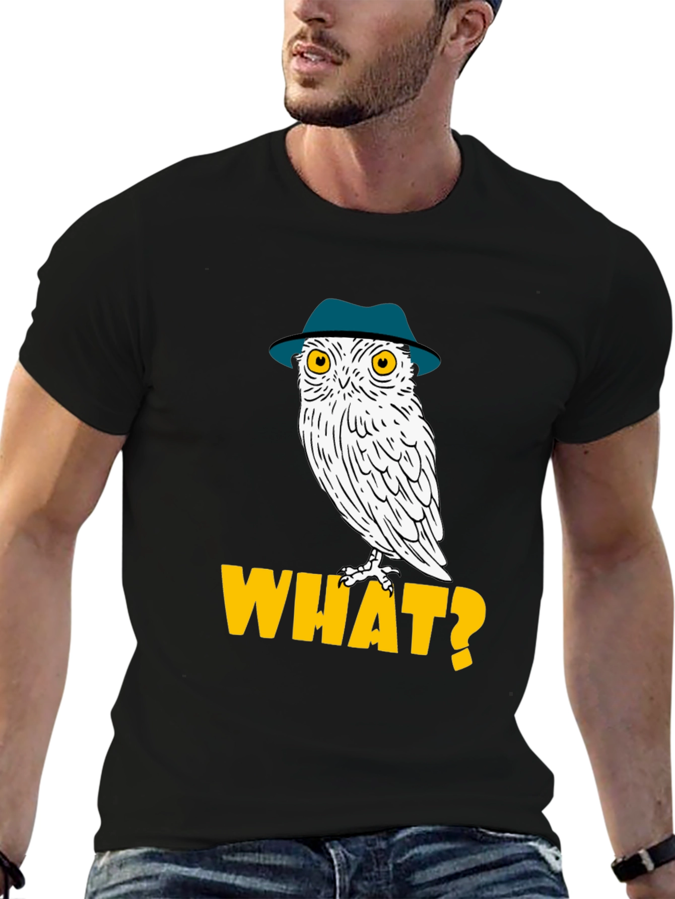 Owl What? Graphic T-Shirt - Funny Bird Tee