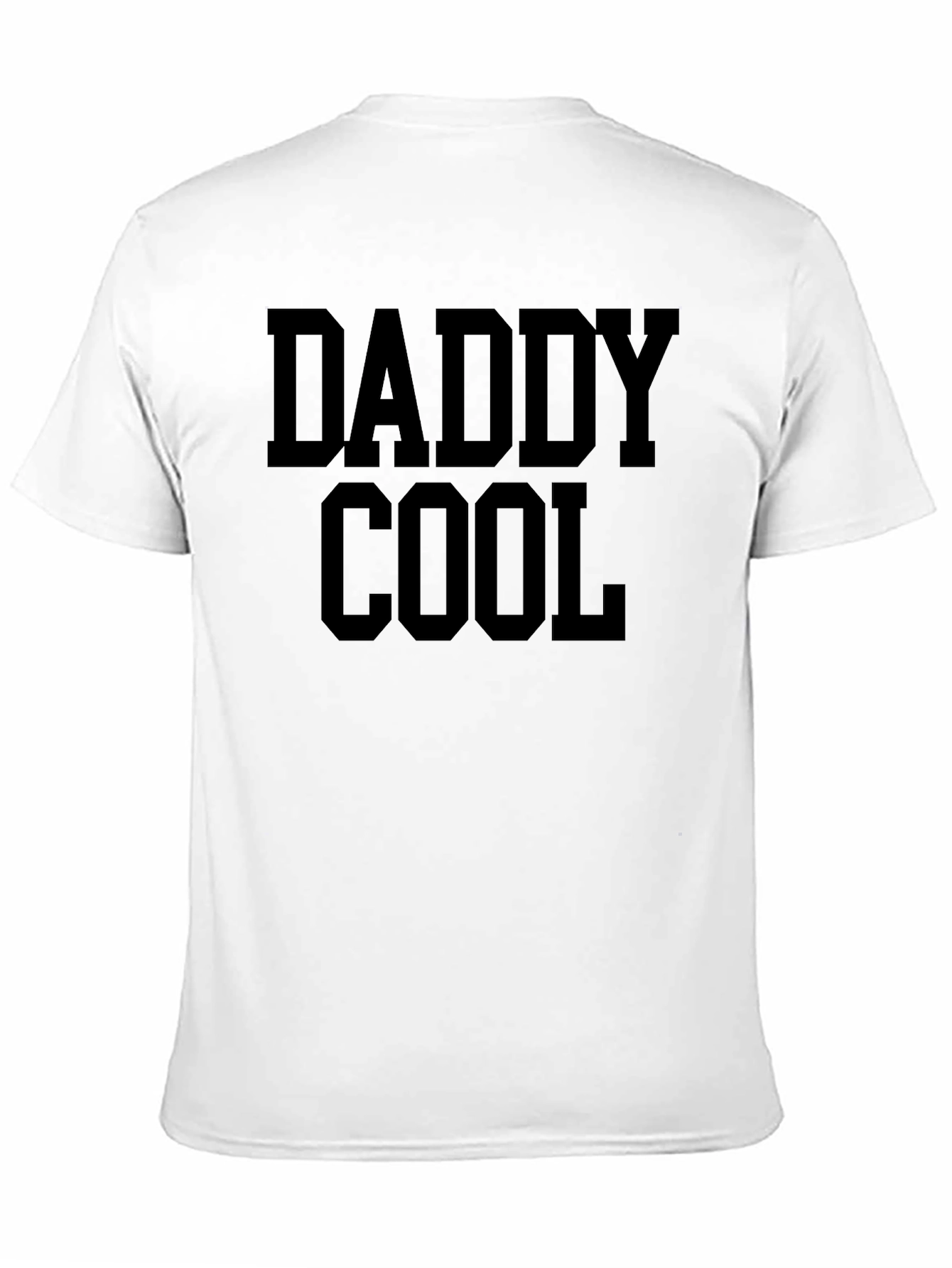 Daddy Cool Black Graphic Tee - Fathers Day Gift