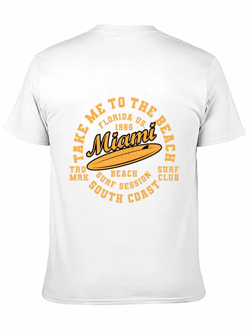 Miami Surf T-Shirt - Beach & South Coast Design
