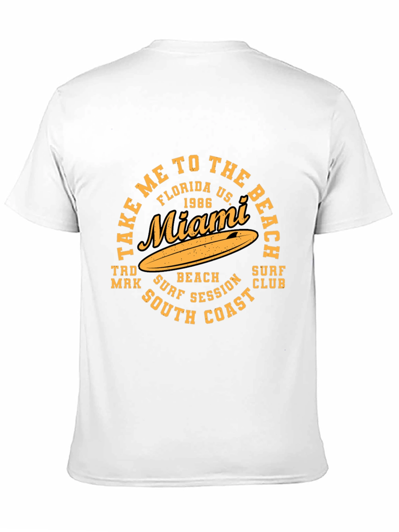 Miami Surf T-Shirt - Beach & South Coast Design