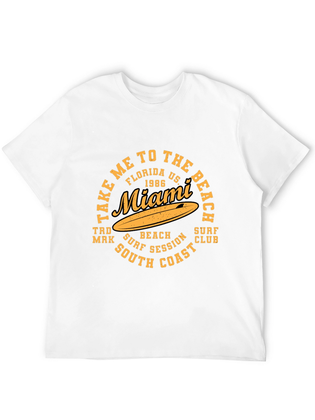 Miami Surf T-Shirt - Beach & South Coast Design