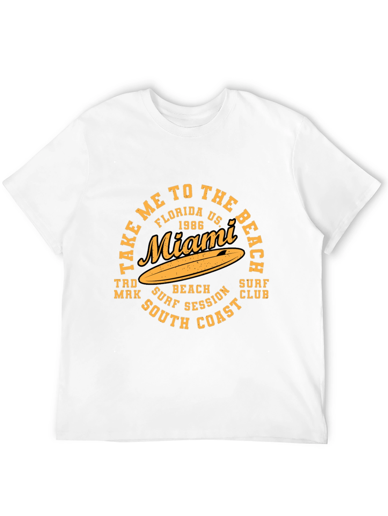Miami Surf T-Shirt - Beach & South Coast Design
