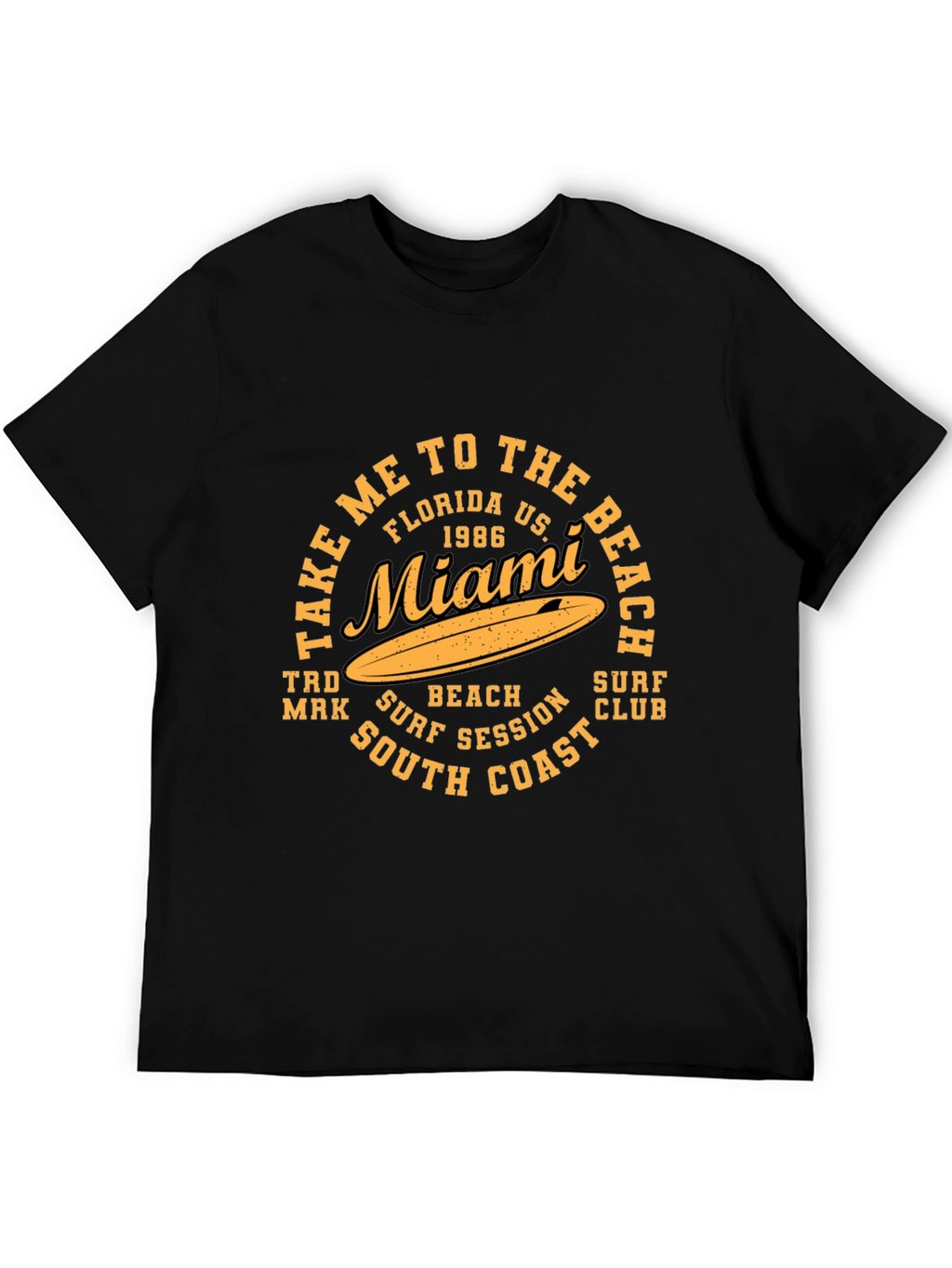 Miami Surf T-Shirt - Beach & South Coast Design
