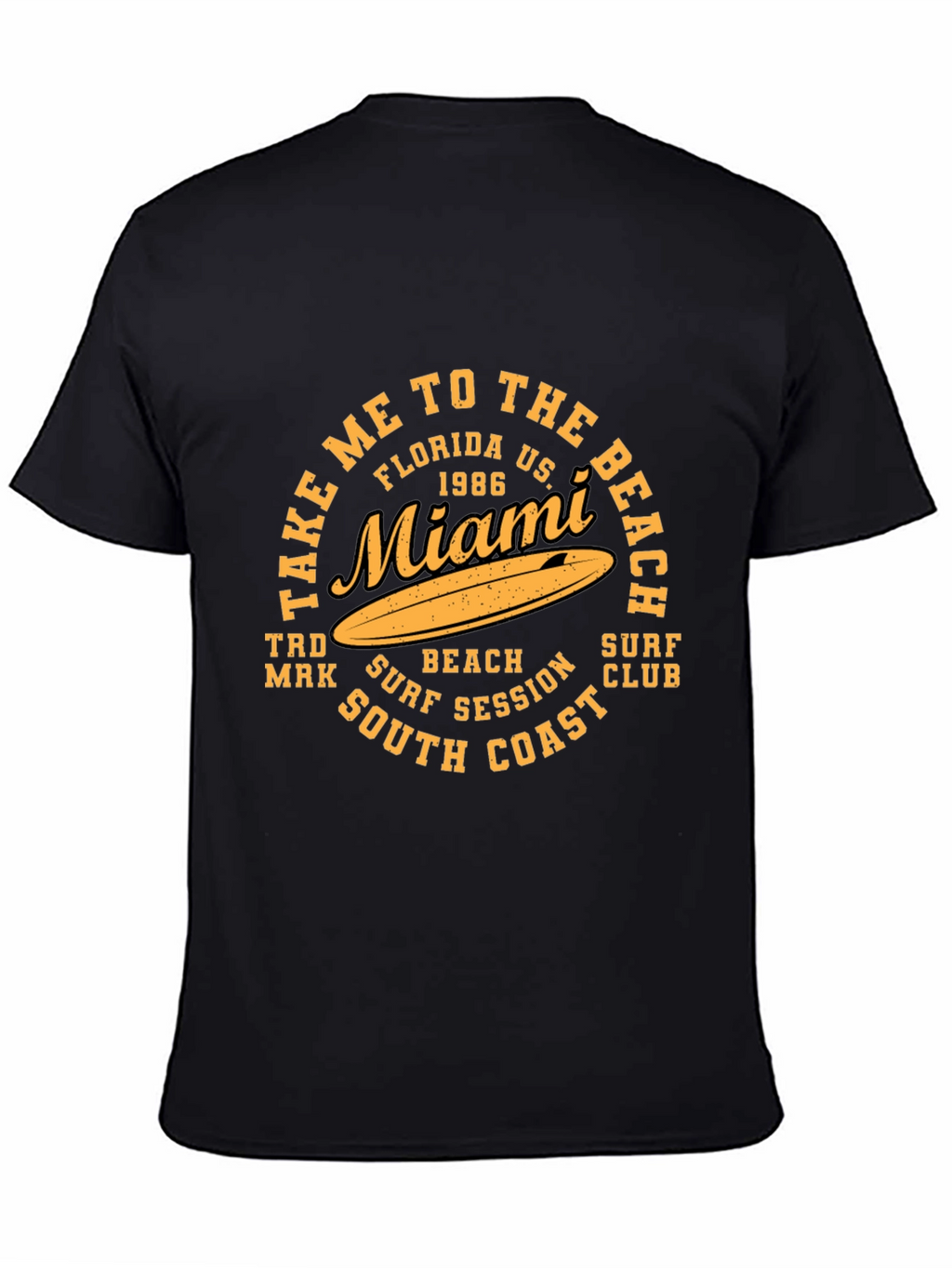 Miami Surf T-Shirt - Beach & South Coast Design