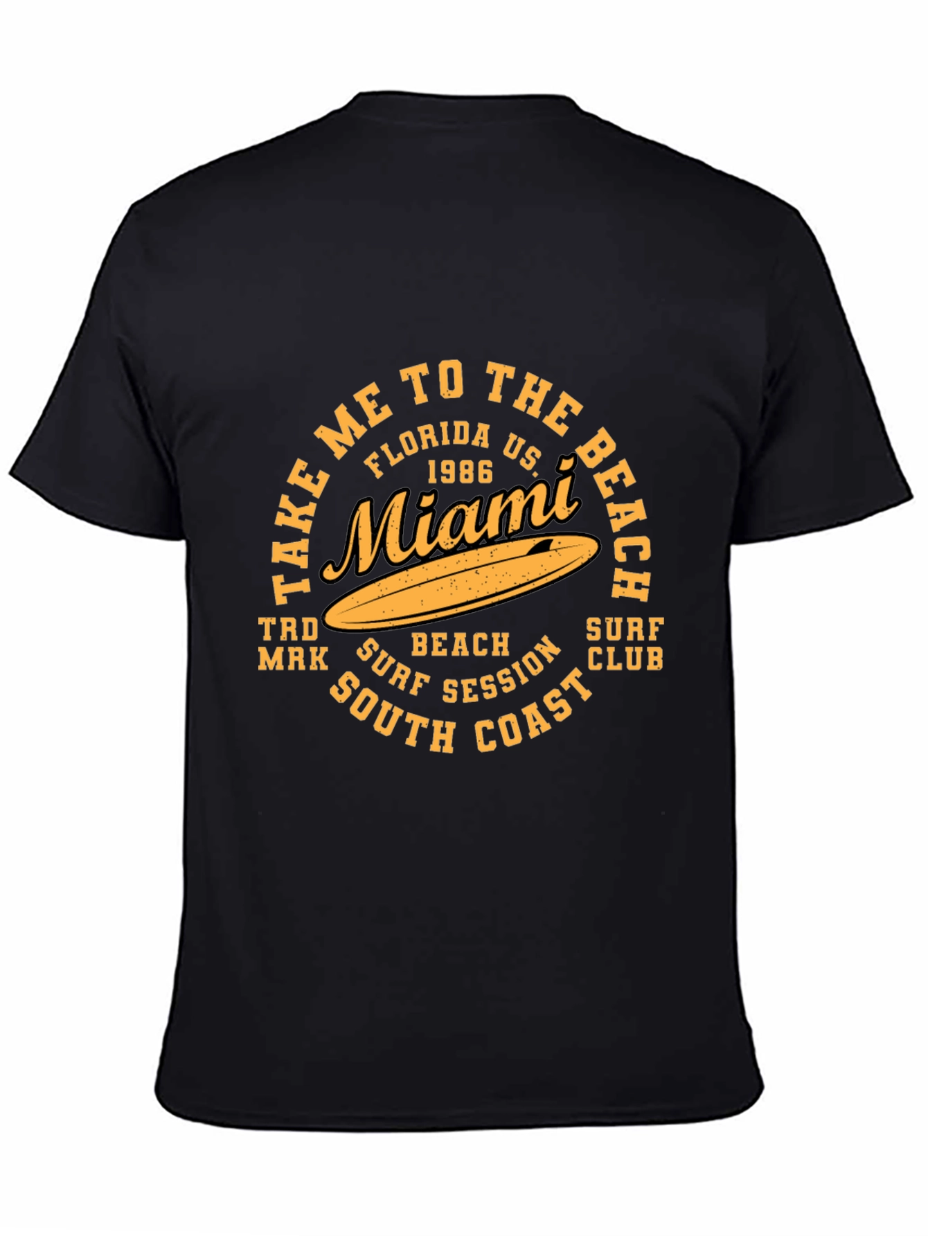 Miami Surf T-Shirt - Beach & South Coast Design