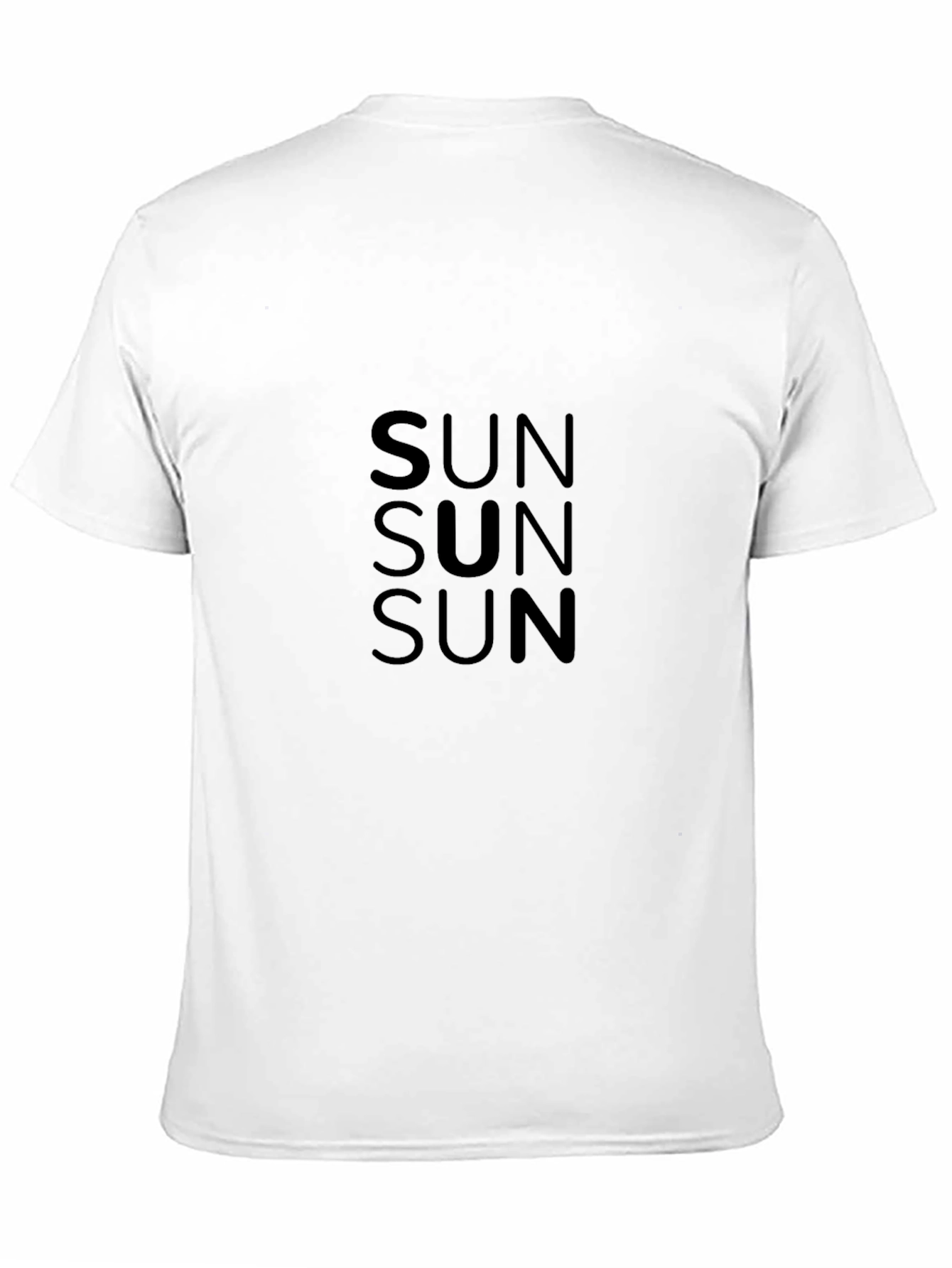 Black SUN Graphic Tee - Stylish Casual Wear