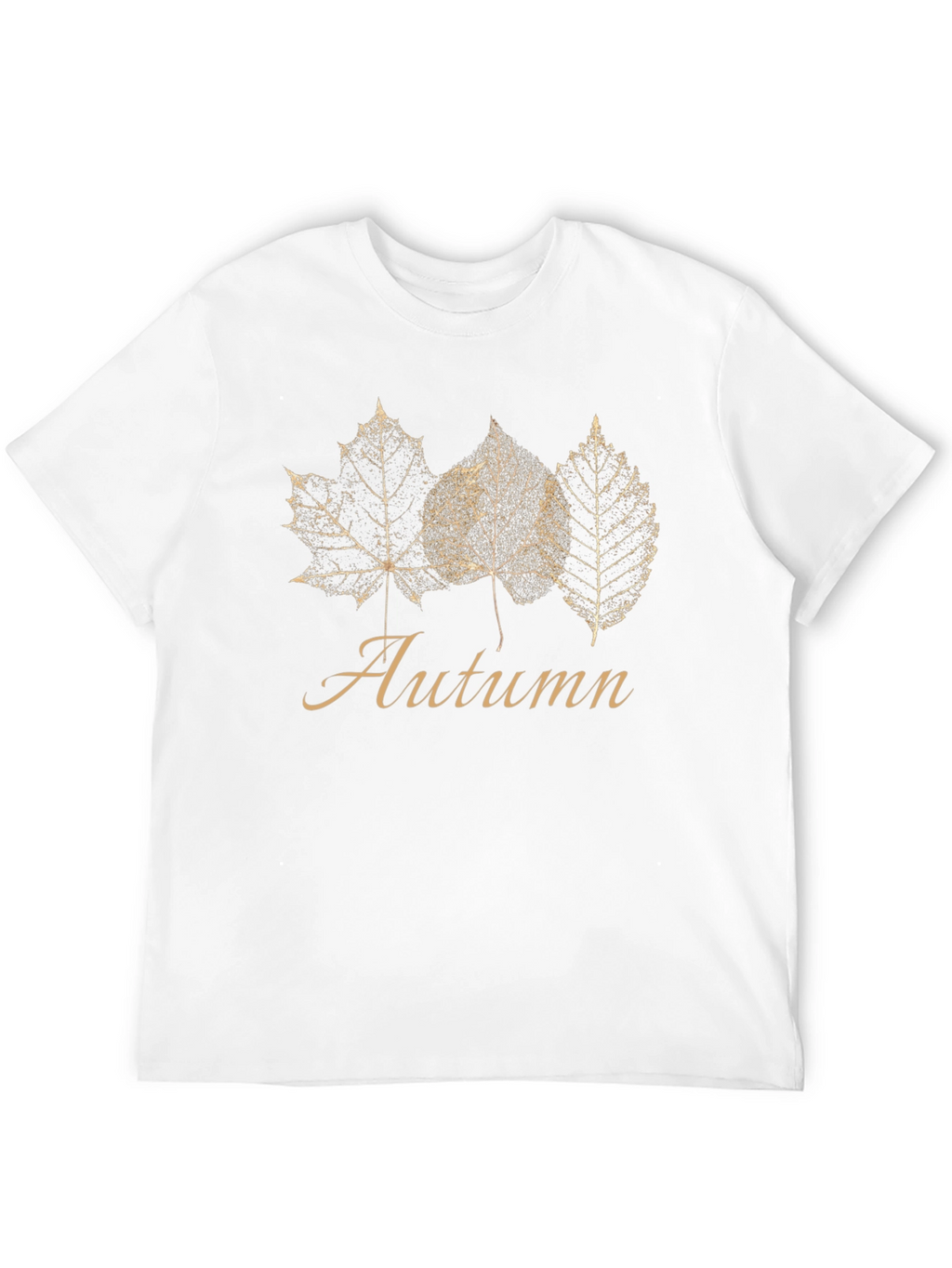 Autumn Leaves Graphic T-Shirt - Black
