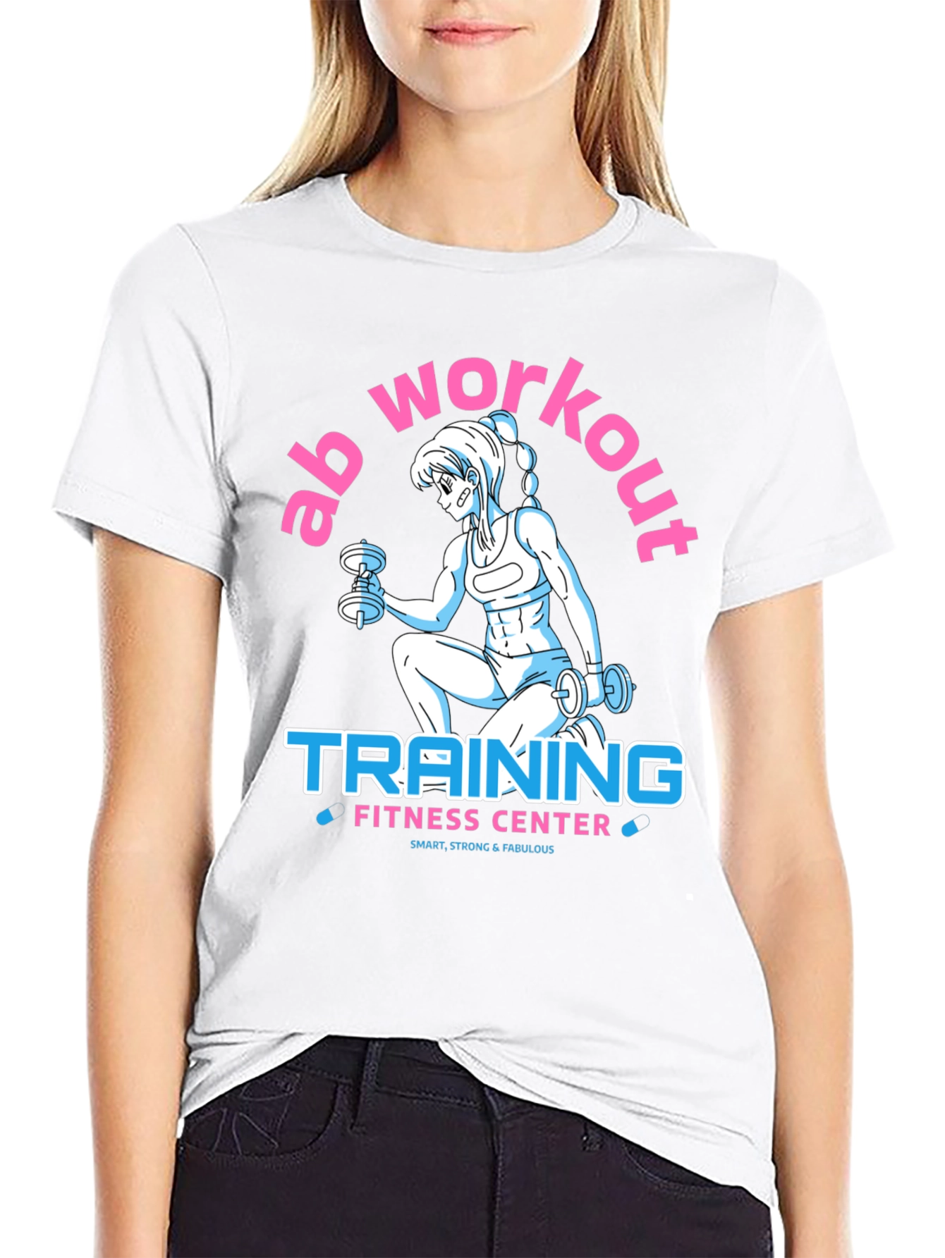 Ab Workout Training Fitness Center T-Shirt