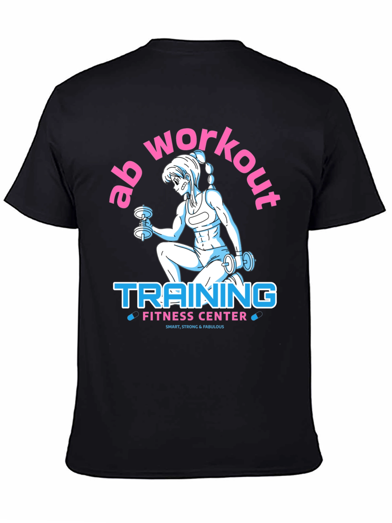 Ab Workout Training Fitness Center T-Shirt