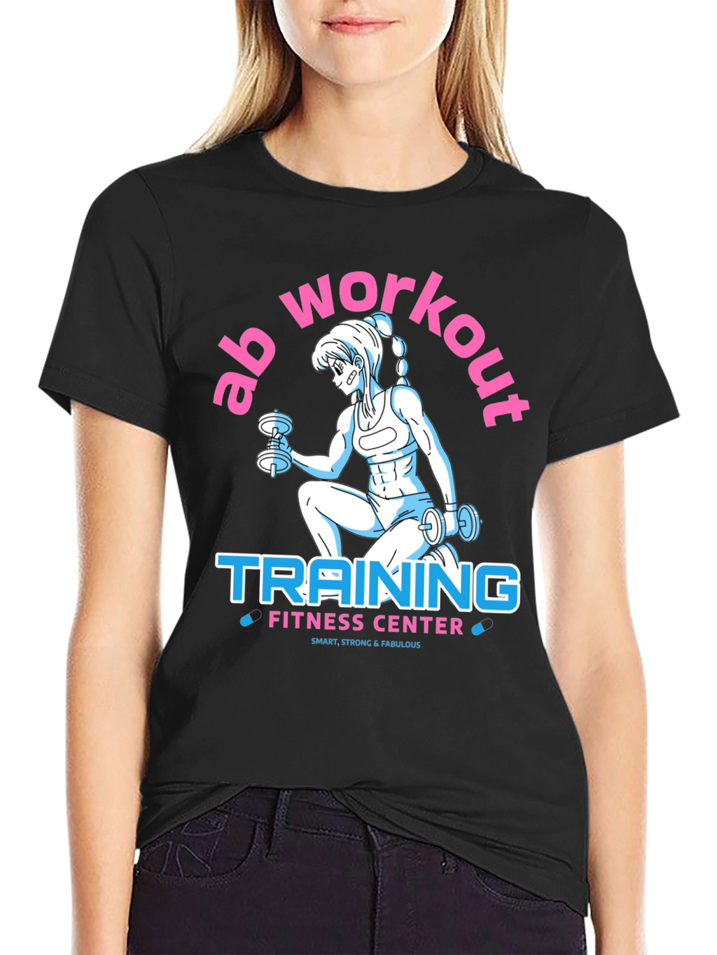 Ab Workout Training Fitness Center T-Shirt