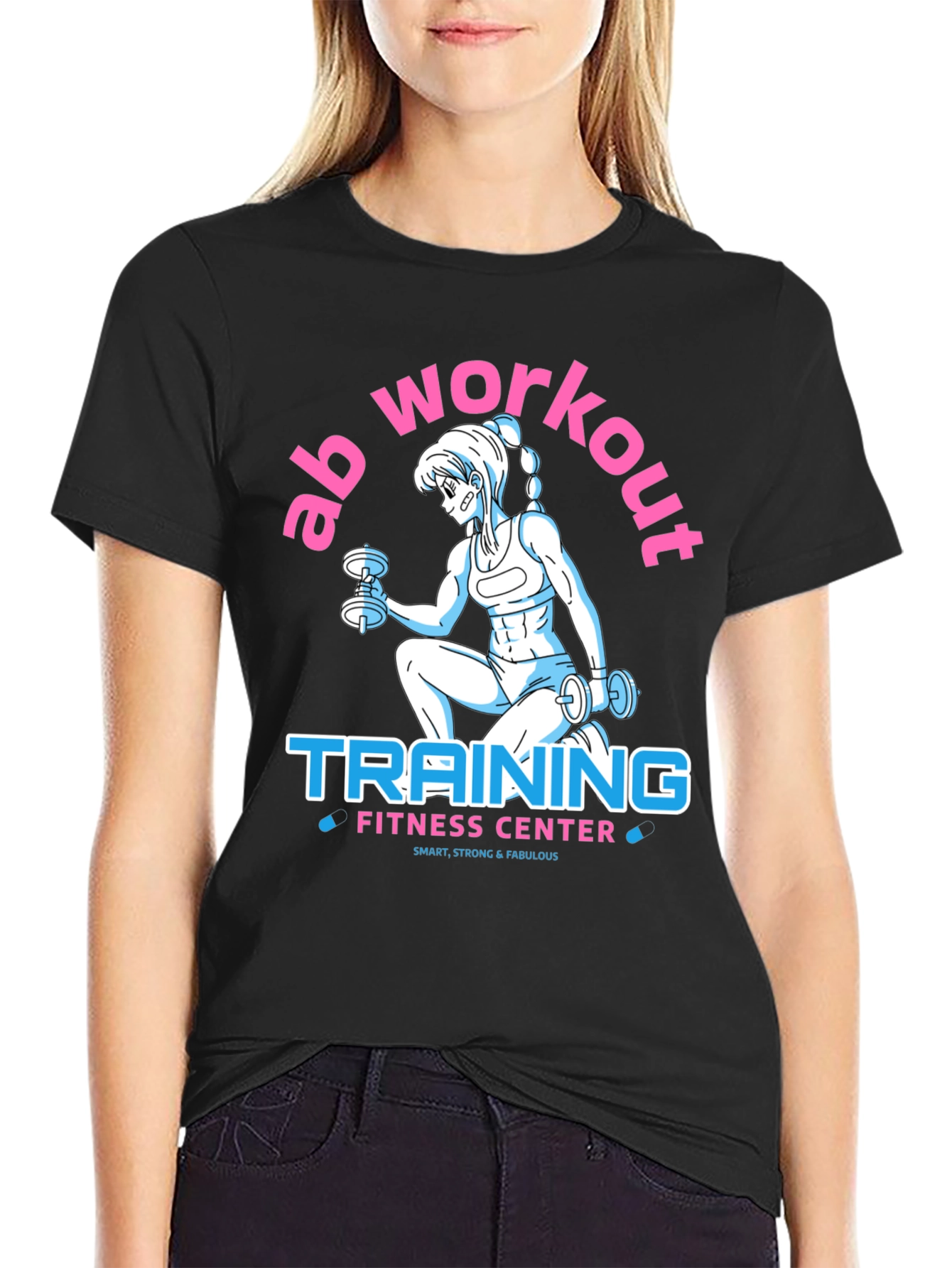 Ab Workout Training Fitness Center T-Shirt