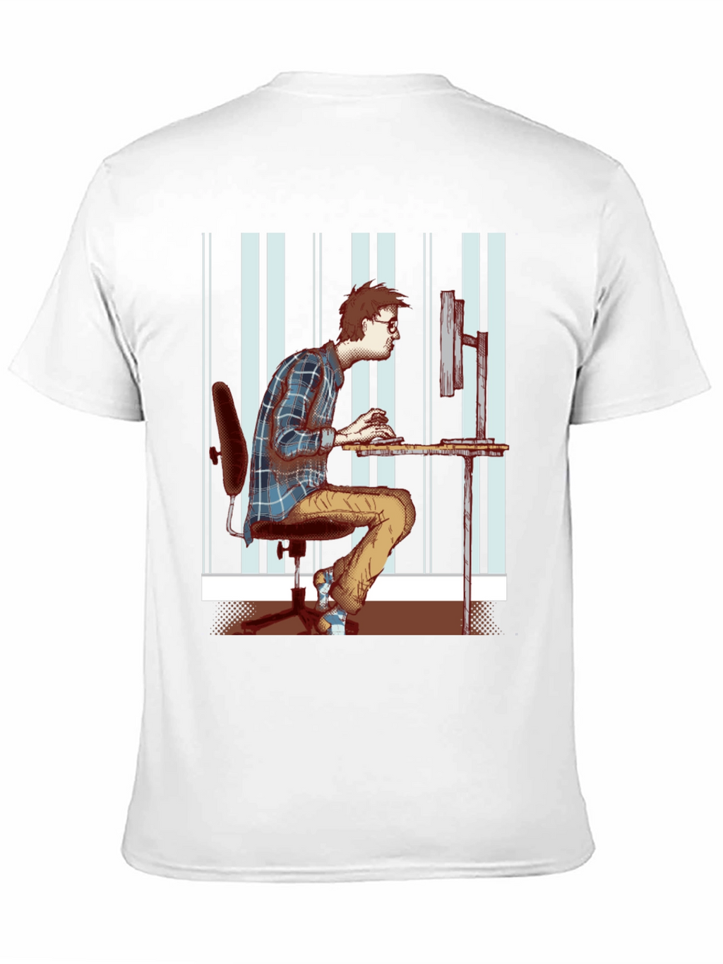 Black T-Shirt with Funny Programmer Graphic