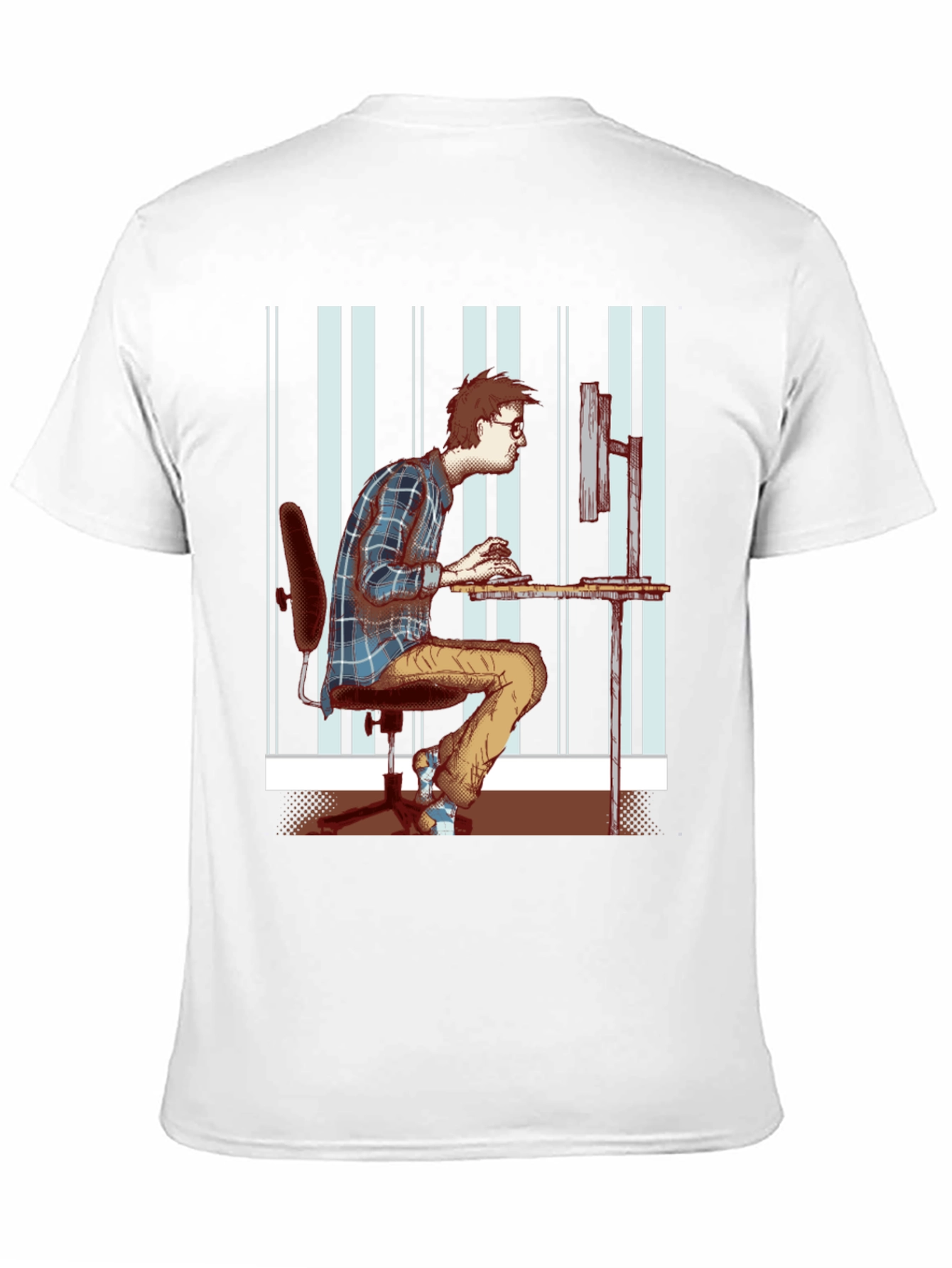 Black T-Shirt with Funny Programmer Graphic