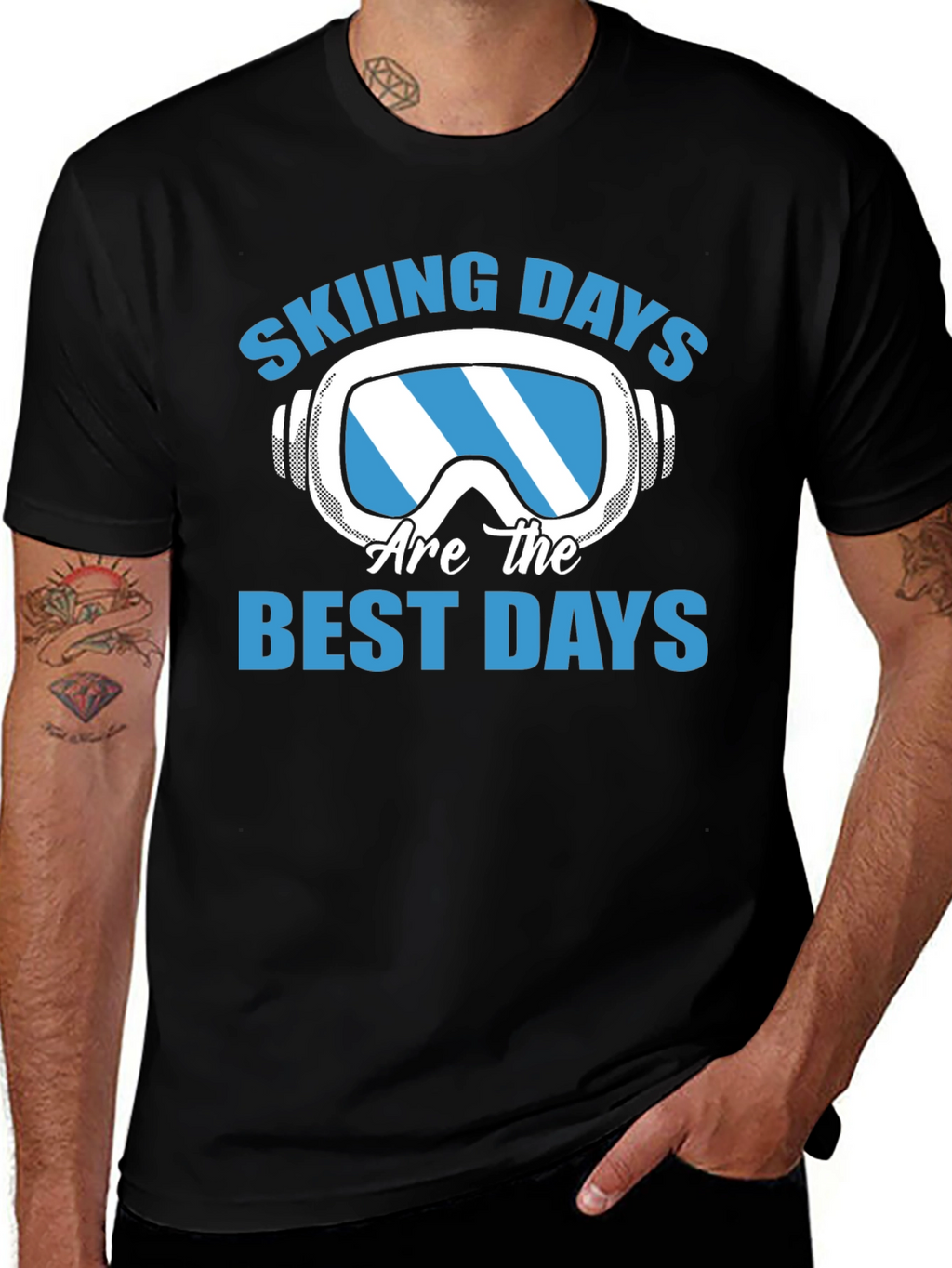 Skiing Days T-Shirt - Best Days Ever