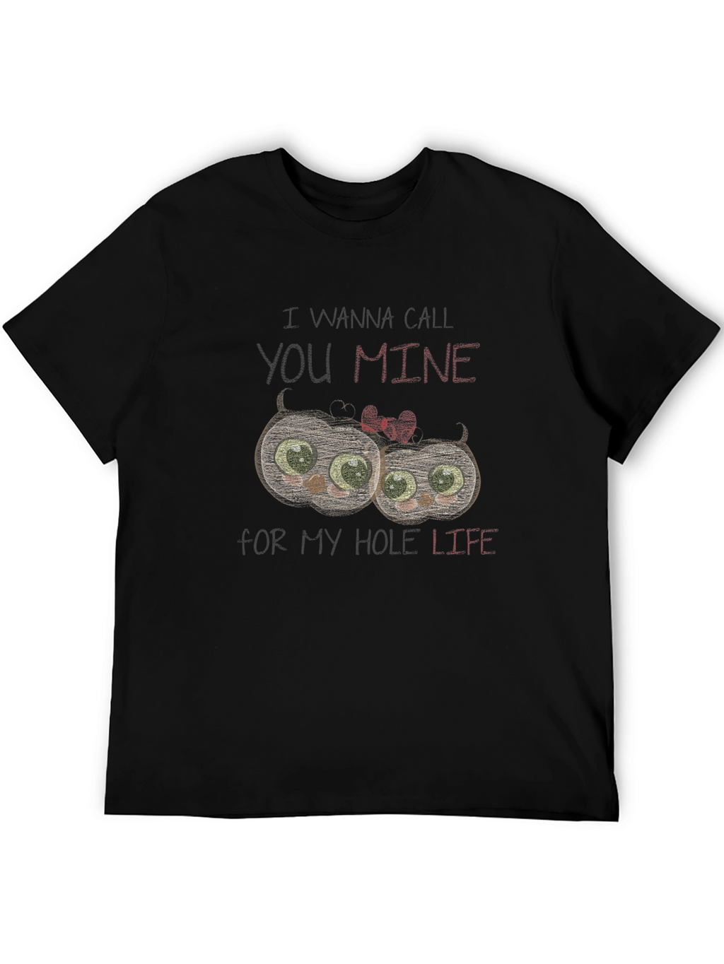 I Wanna Call You Mine Owl Graphic T-Shirt
