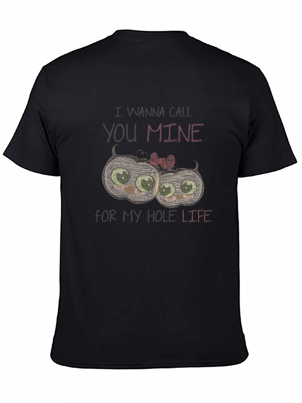 I Wanna Call You Mine Owl Graphic T-Shirt