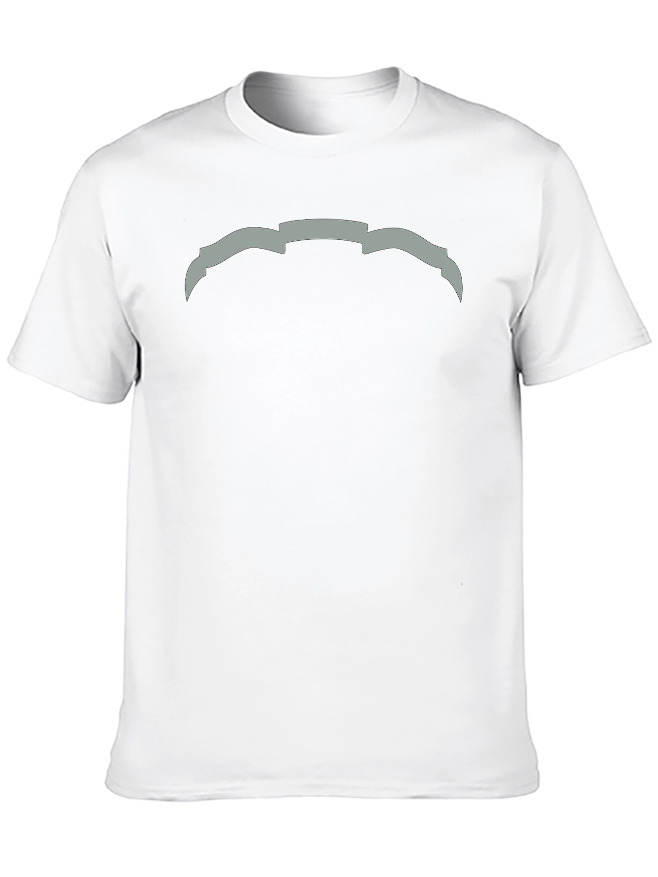 Modern Graphic Tee - Abstract Design Black Cotton Casual