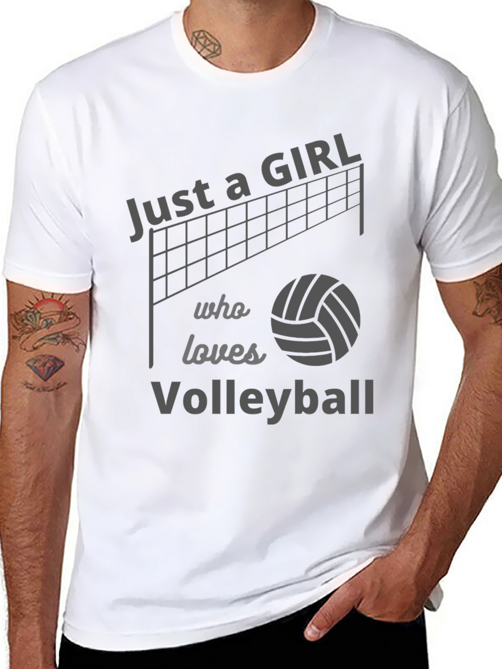 Volleyball Girl Graphic Tee - Sporty & Stylish!
