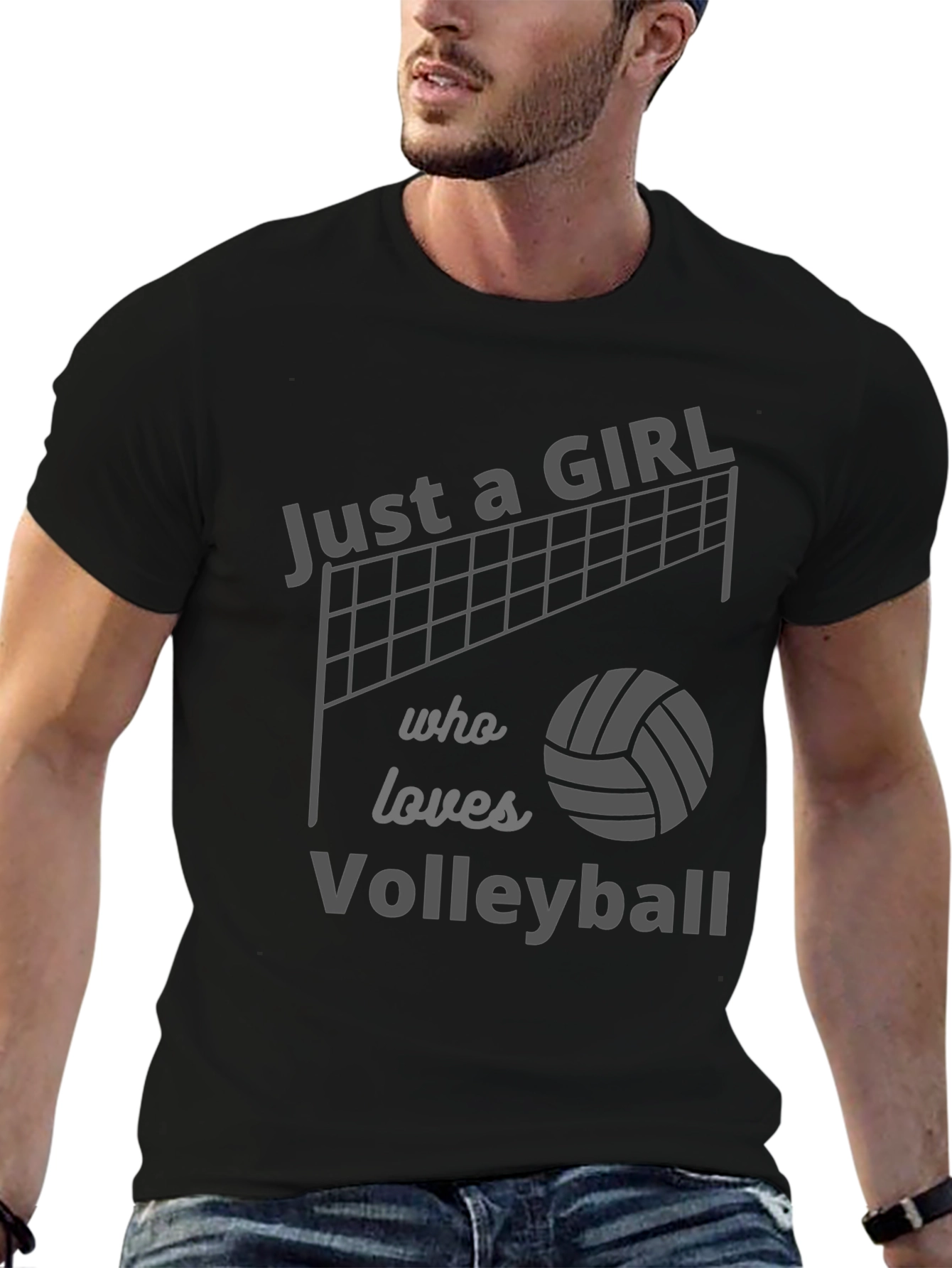 Volleyball Girl Graphic Tee - Sporty & Stylish!
