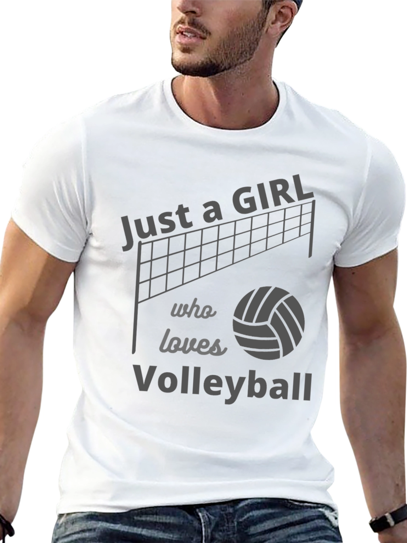 Volleyball Girl Graphic Tee - Sporty & Stylish!
