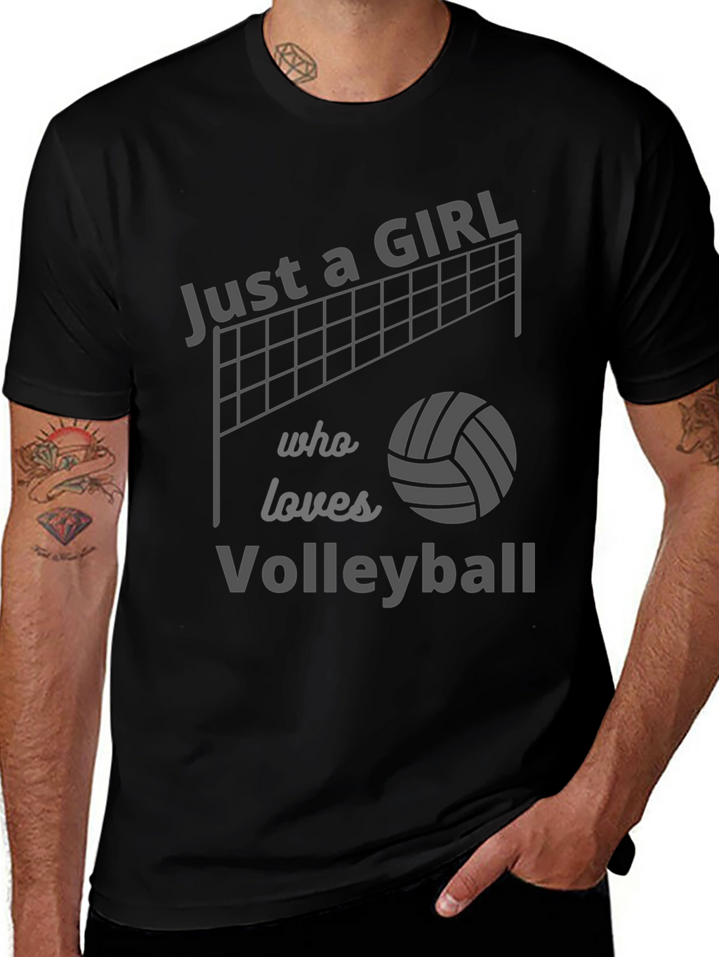 Volleyball Girl Graphic Tee - Sporty & Stylish!