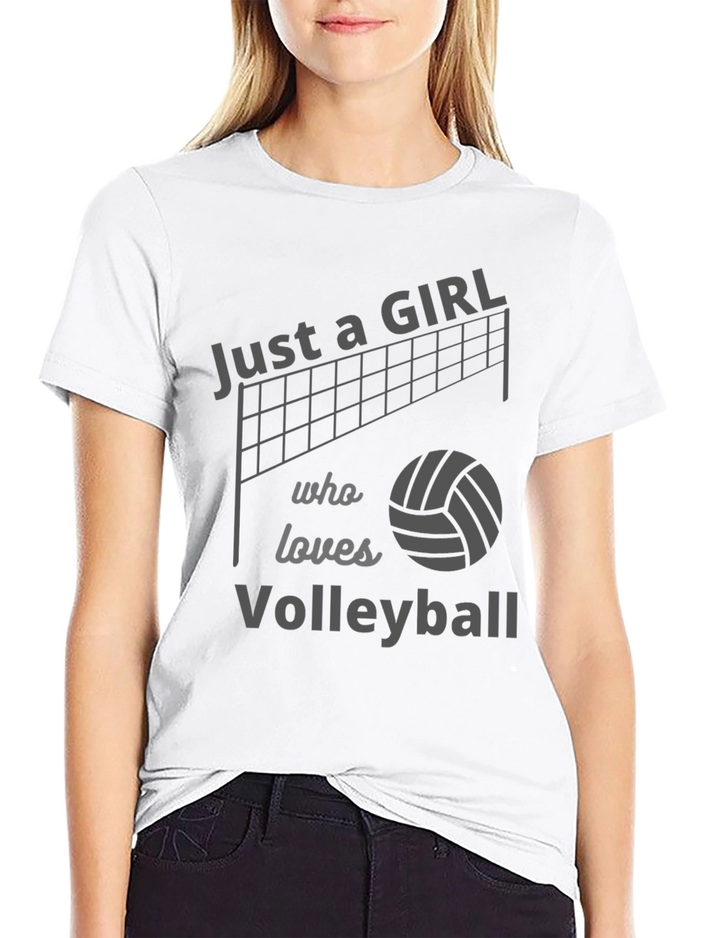 Volleyball Girl Graphic Tee - Sporty & Stylish!
