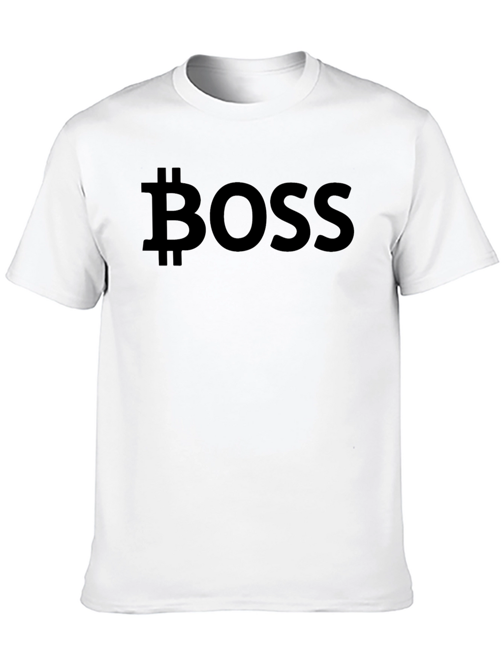 Bitcoin Boss Black T-Shirt - Crypto Currency Fashion