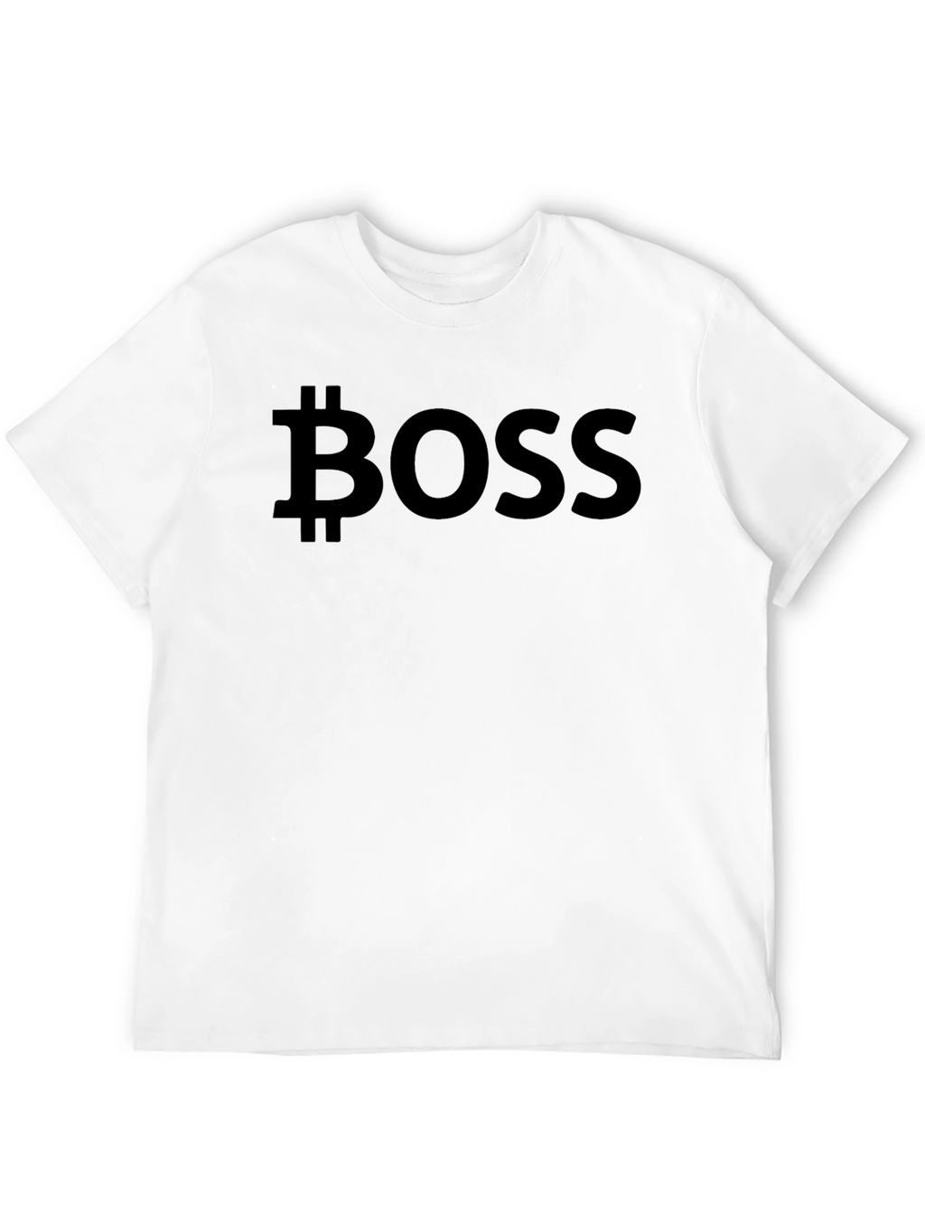Bitcoin Boss Black T-Shirt - Crypto Currency Fashion