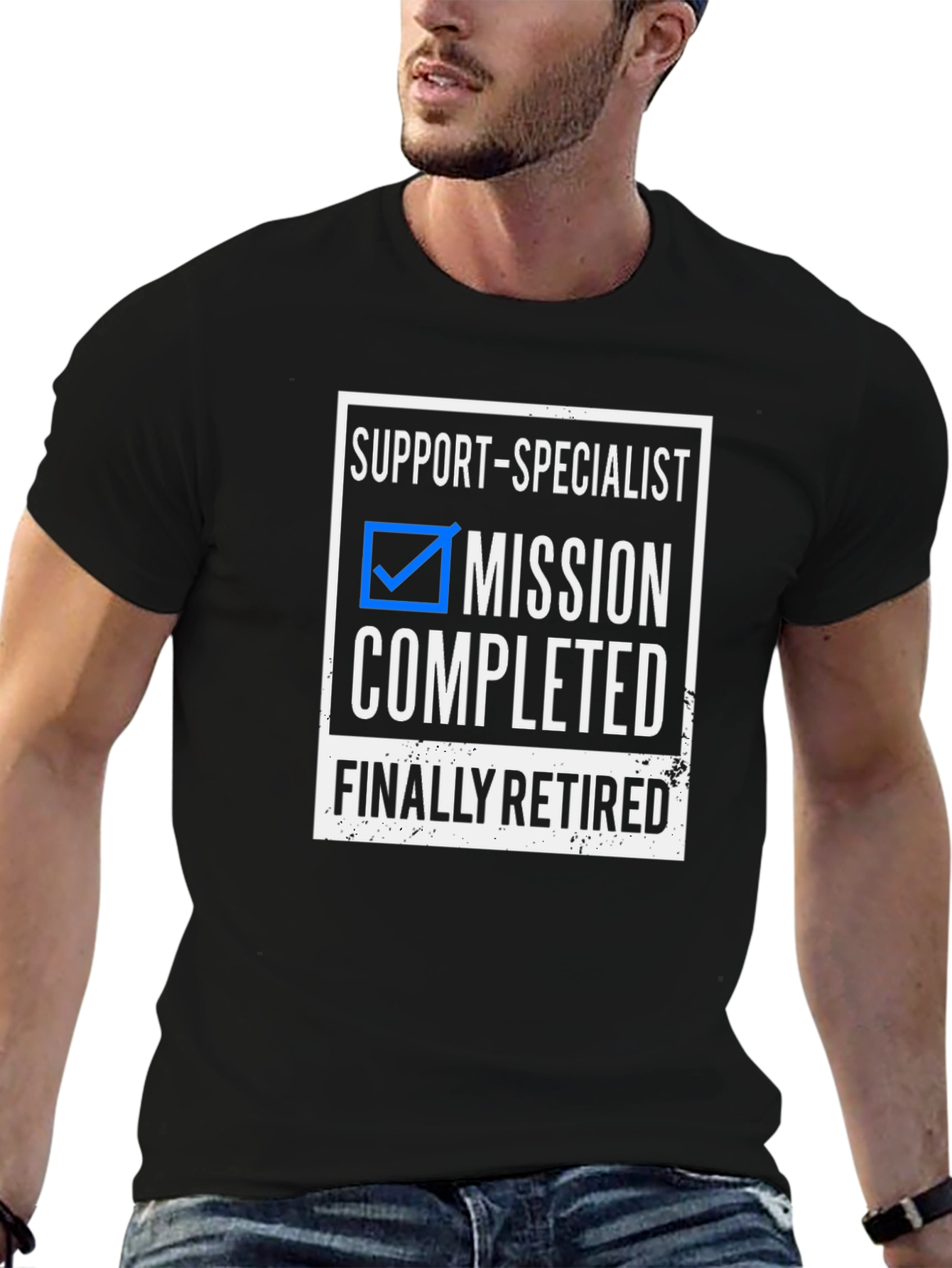 Support Specialist Mission Completed Retired T-Shirt