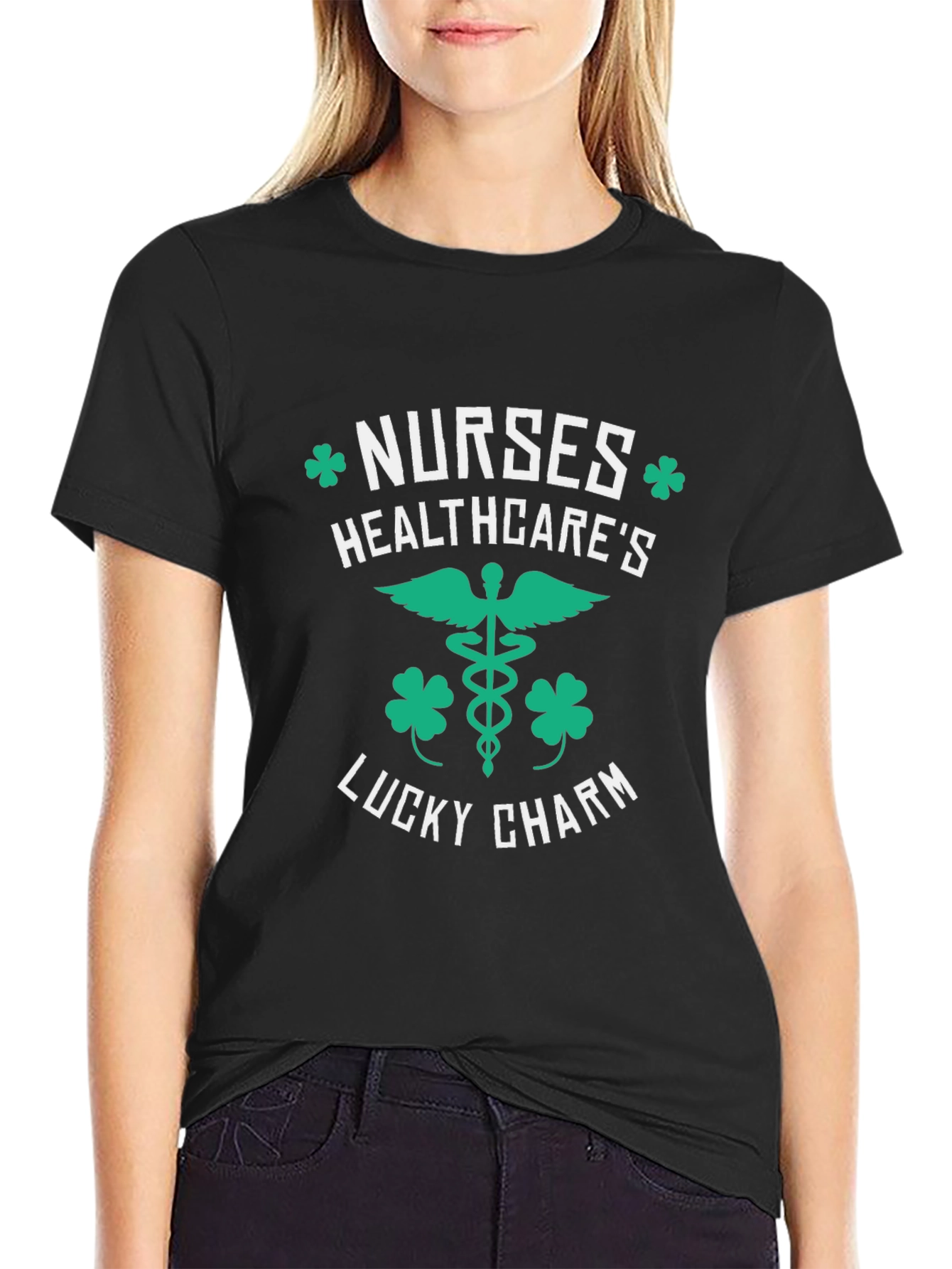 Nurses Lucky Charm T-Shirt - St. Patricks Day Healthcare Tee