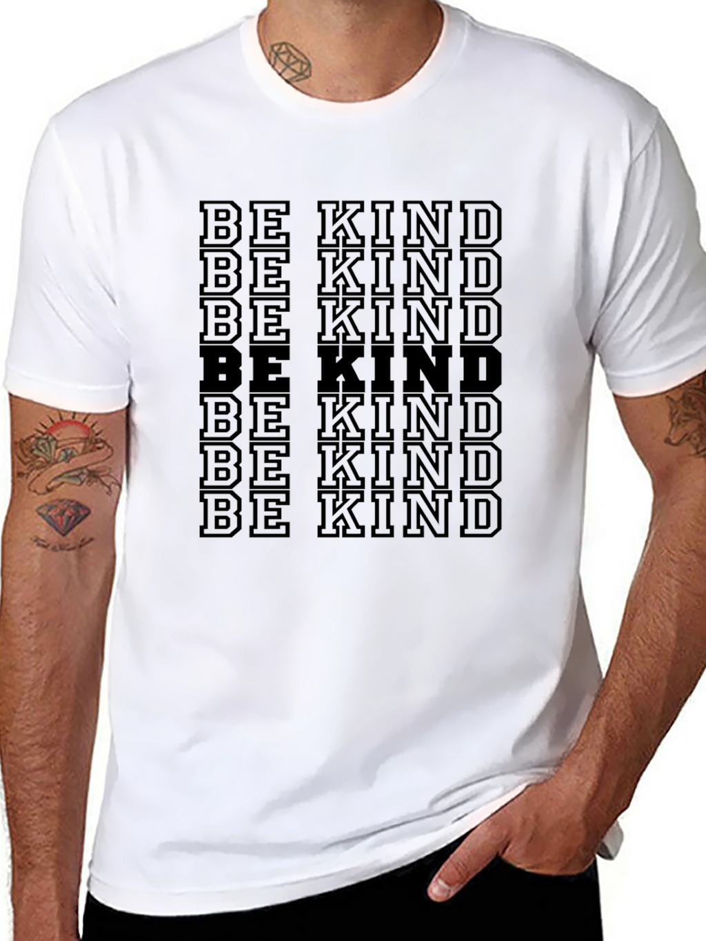 Be Kind T-Shirt - Black Graphic Tee