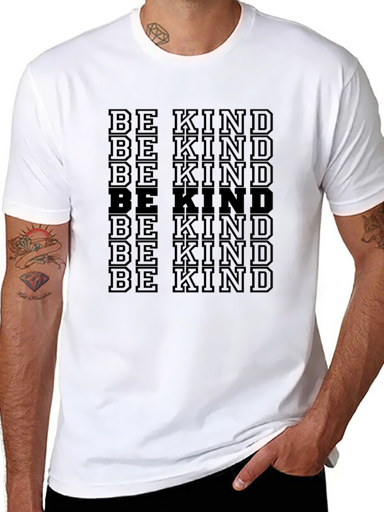 Be Kind T-Shirt - Black Graphic Tee