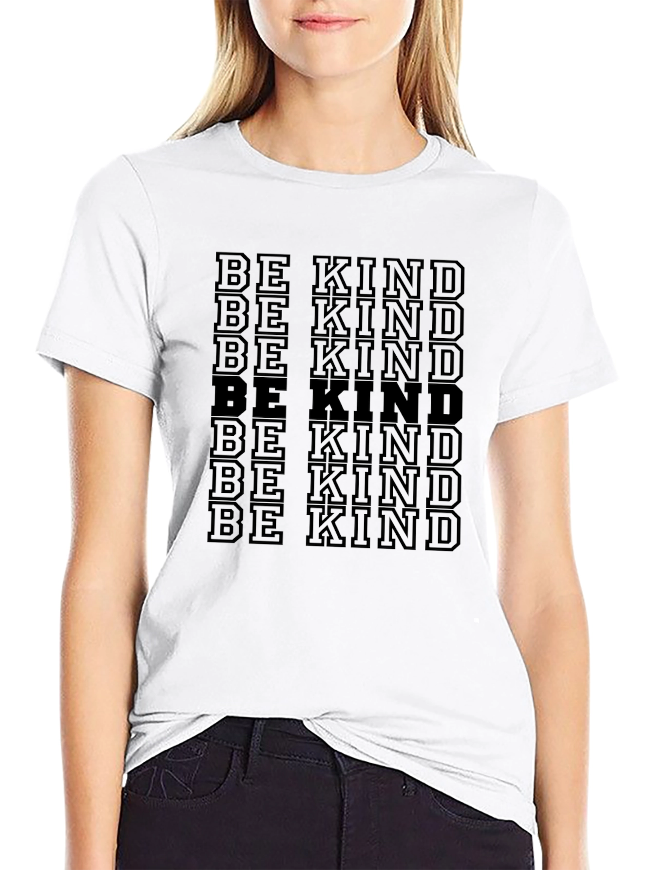 Be Kind T-Shirt - Black Graphic Tee