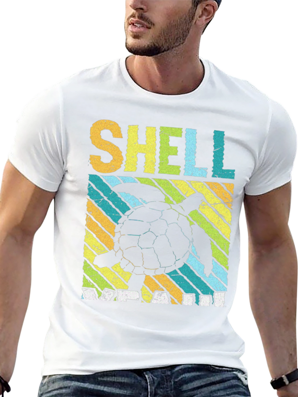 Shell Yeah Turtle T-Shirt - Relaxed Fit Black Tee