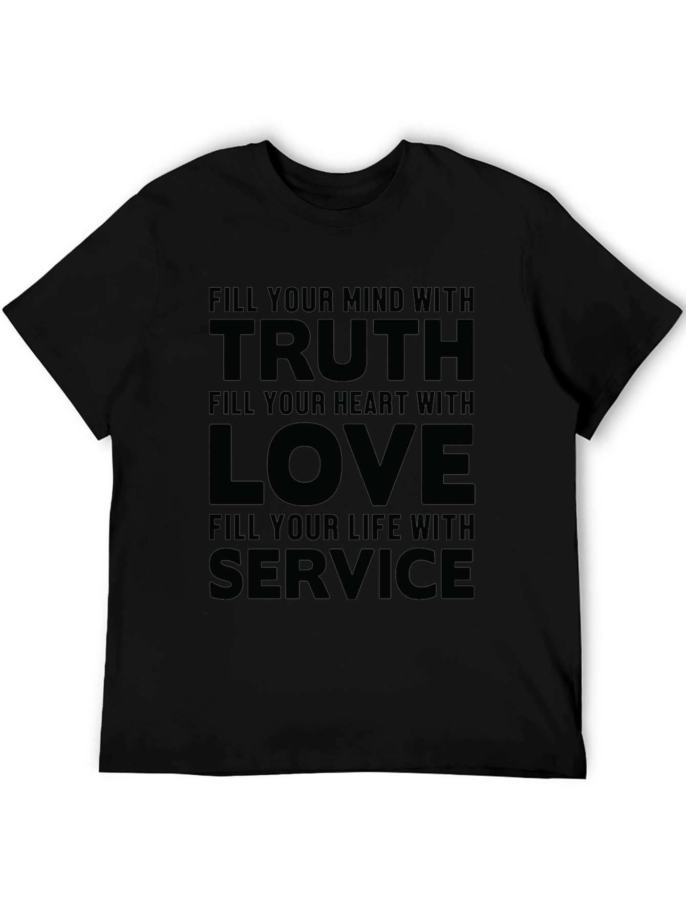 Truth Love Service Graphic T-Shirt