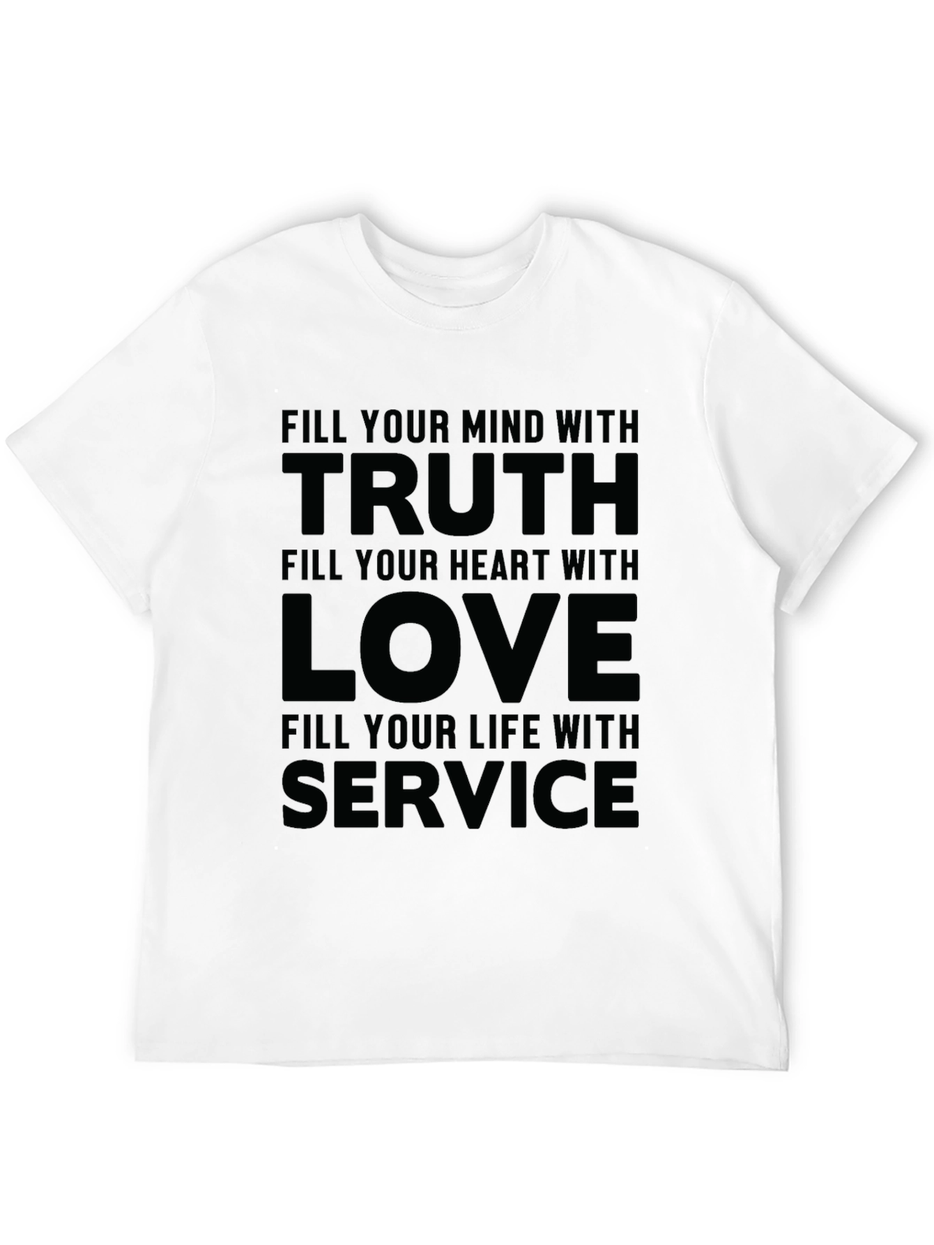 Truth Love Service Graphic T-Shirt