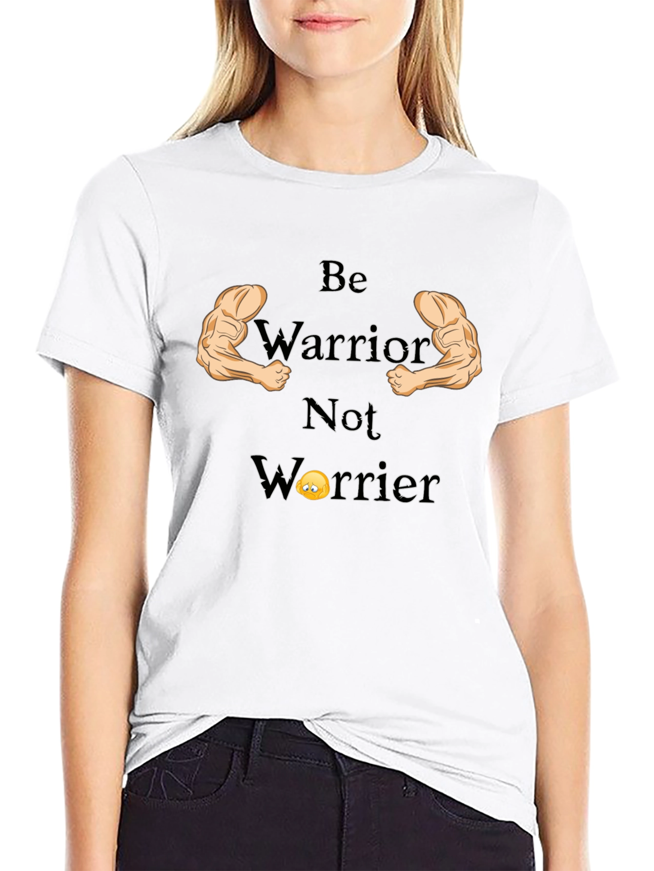 Be Warrior Not Worrier Graphic T-Shirt