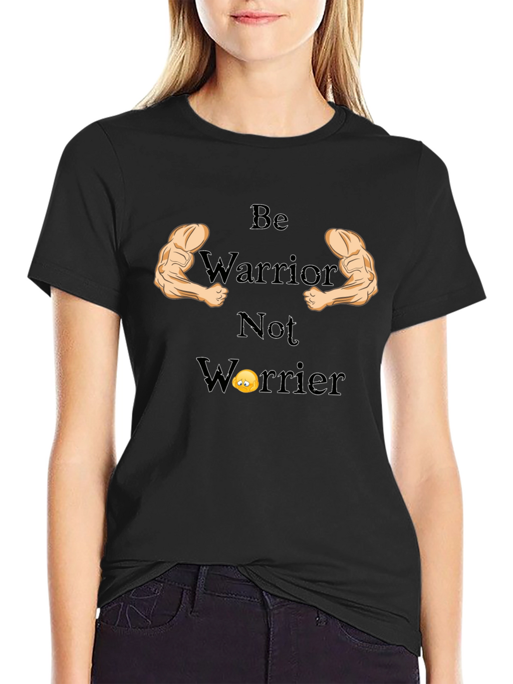 Be Warrior Not Worrier Graphic T-Shirt