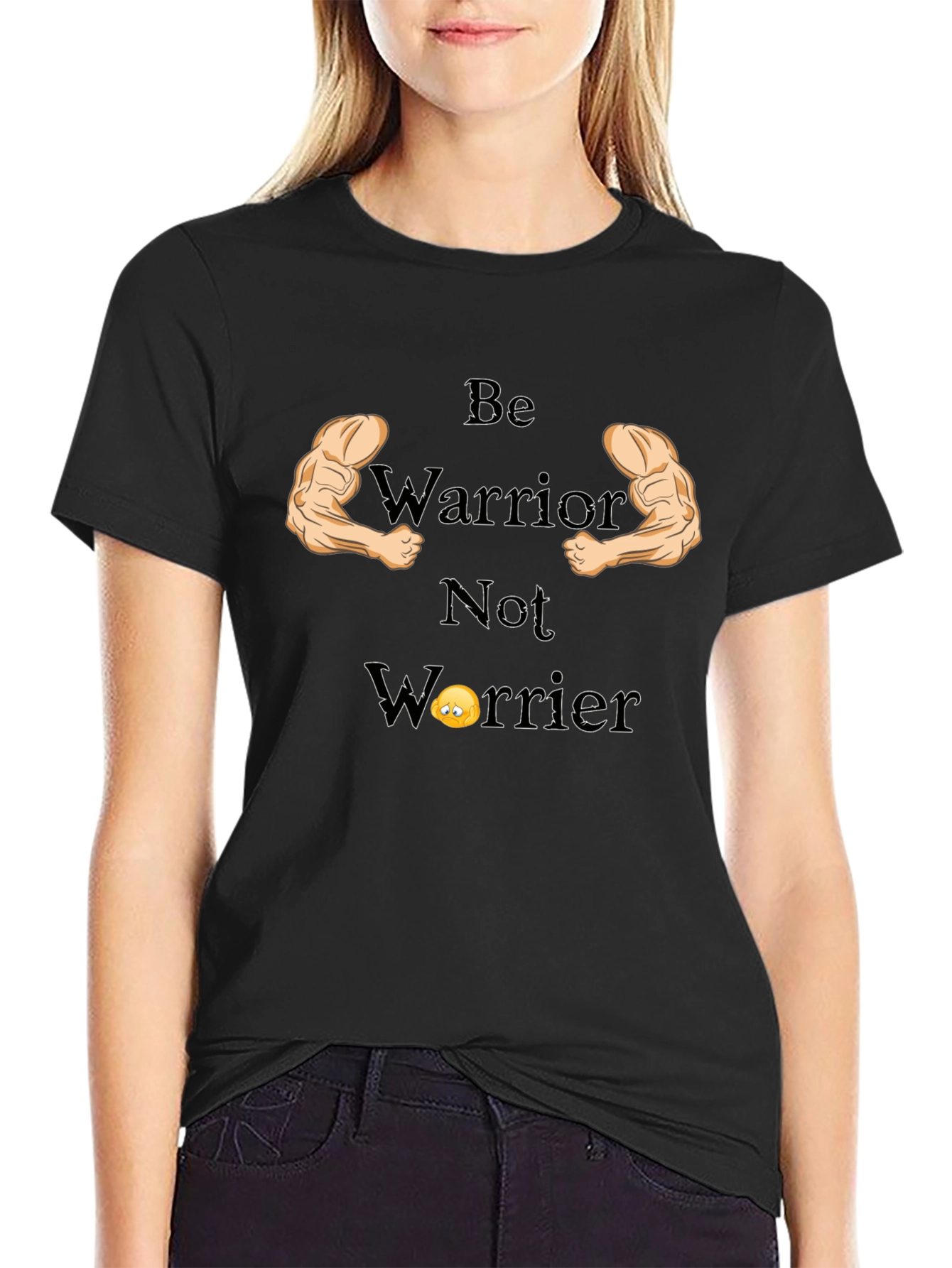 Be Warrior Not Worrier Graphic T-Shirt