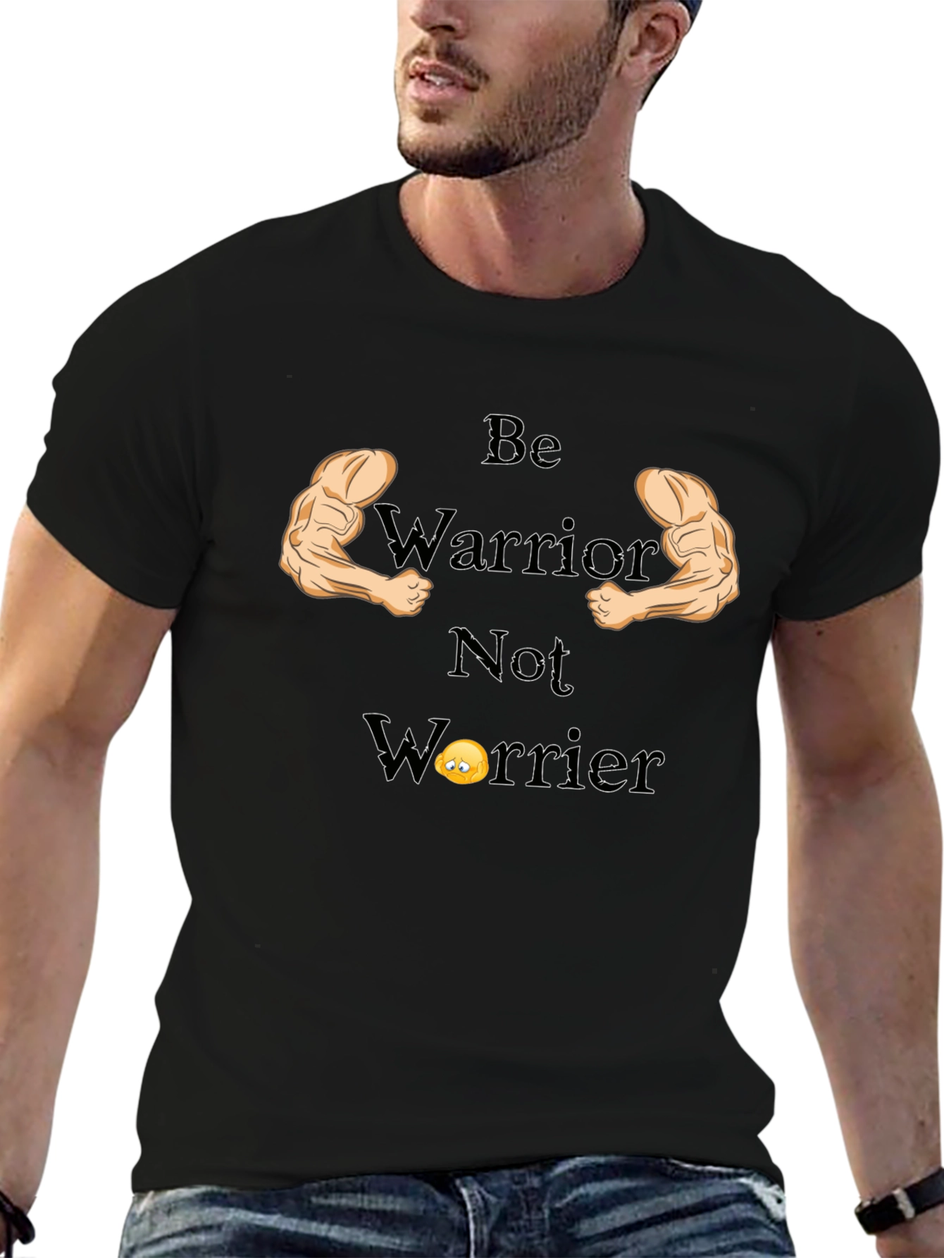Be Warrior Not Worrier Graphic T-Shirt