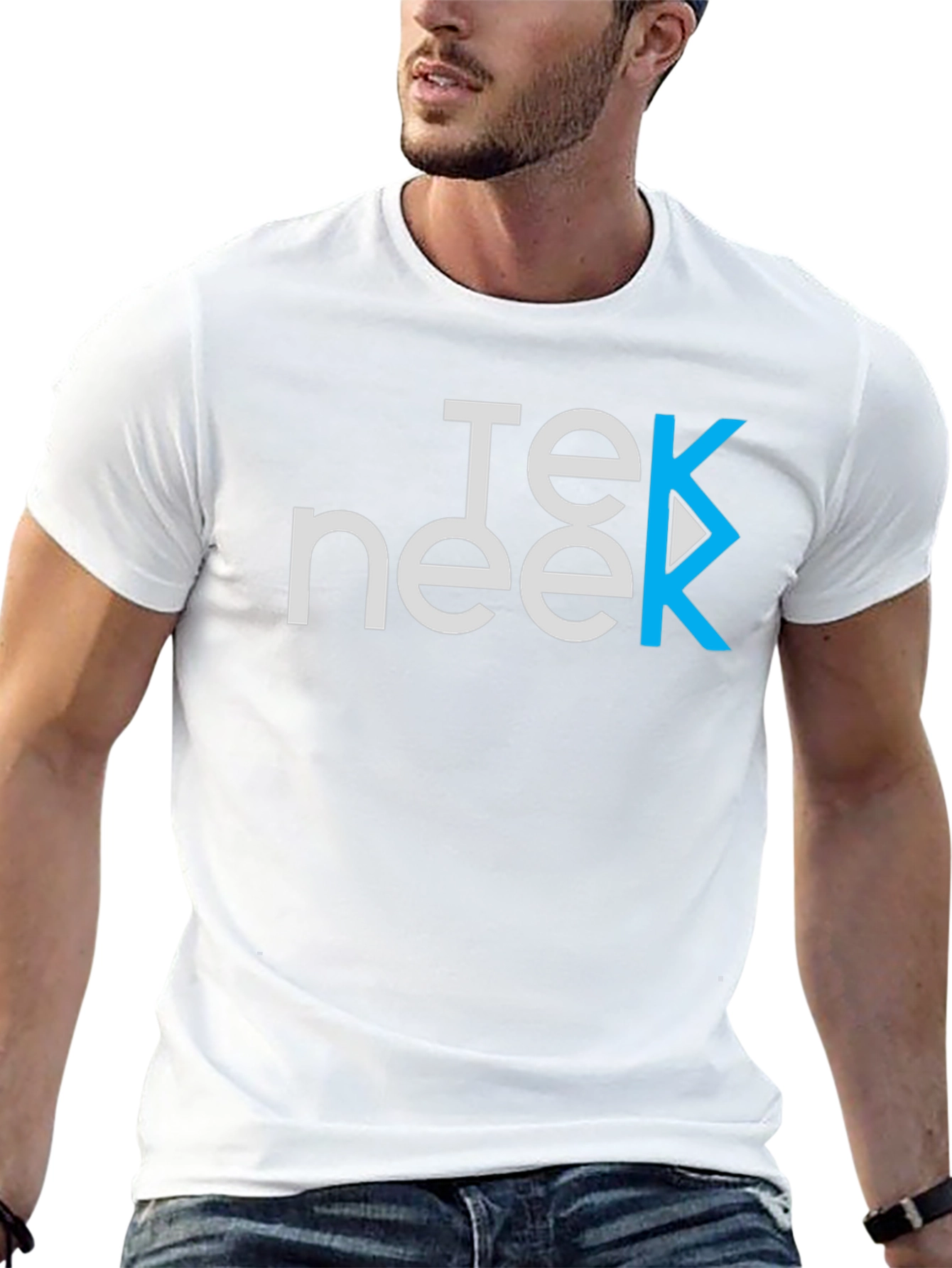 Teeneek Black Graphic T-Shirt