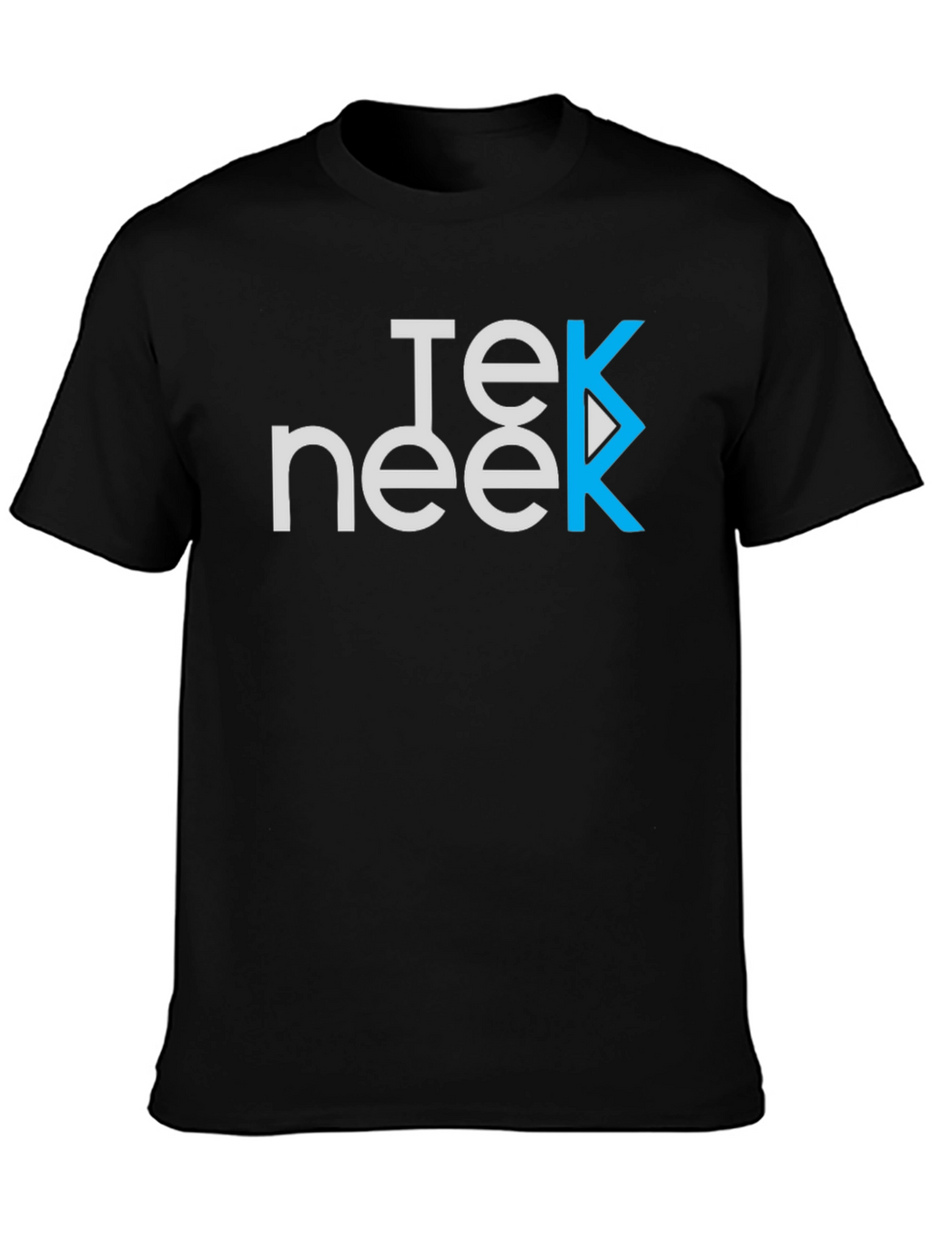 Teeneek Black Graphic T-Shirt
