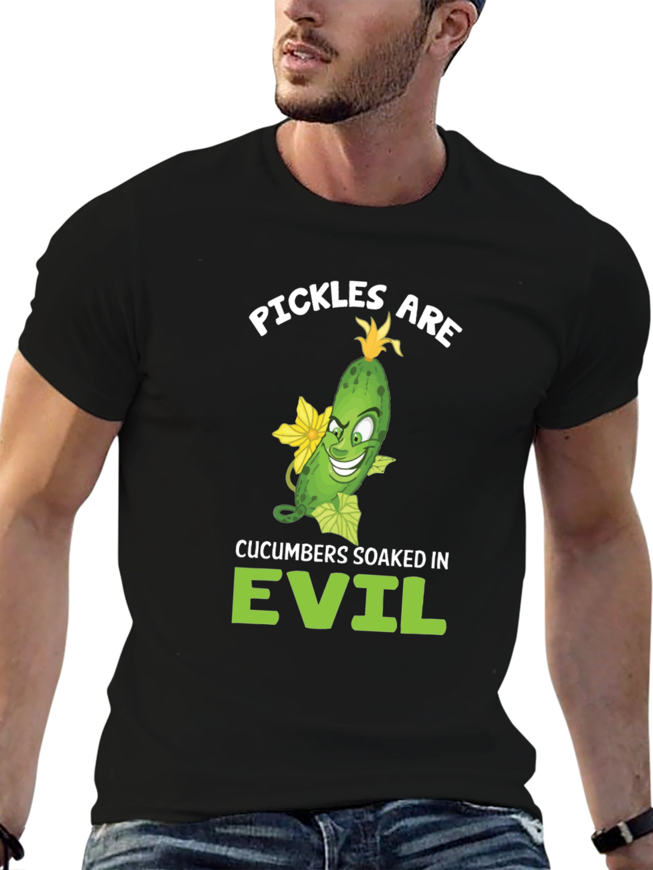 Pickles are Evil T-Shirt - Funny Food Humor
