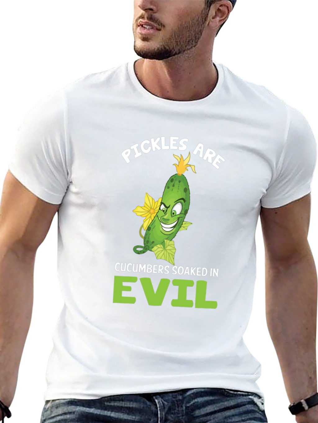 Pickles are Evil T-Shirt - Funny Food Humor
