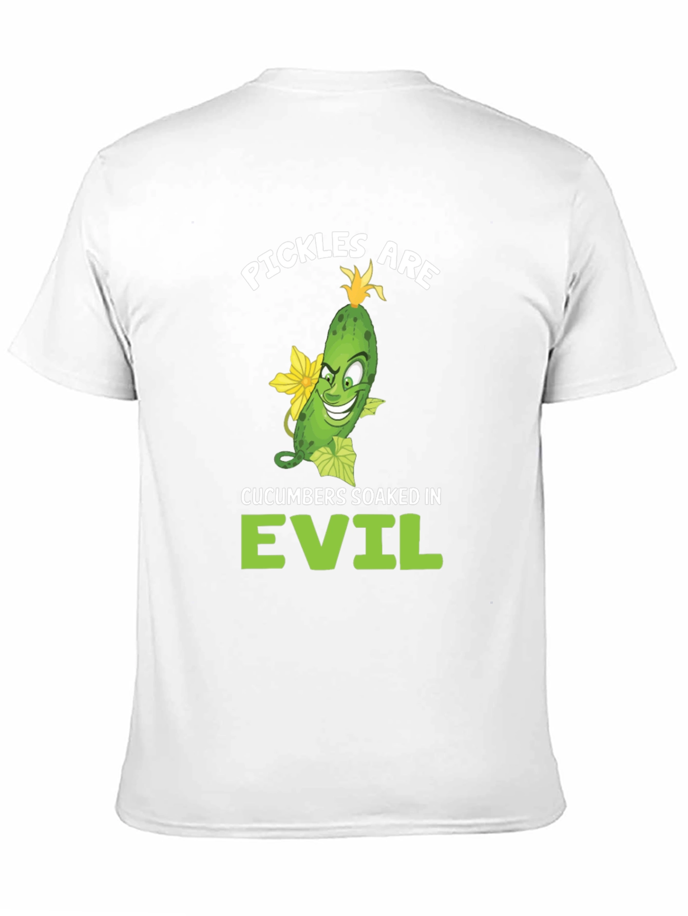 Pickles are Evil T-Shirt - Funny Food Humor