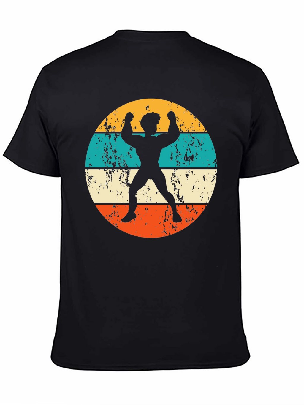 Retro Bodybuilder Graphic T-Shirt