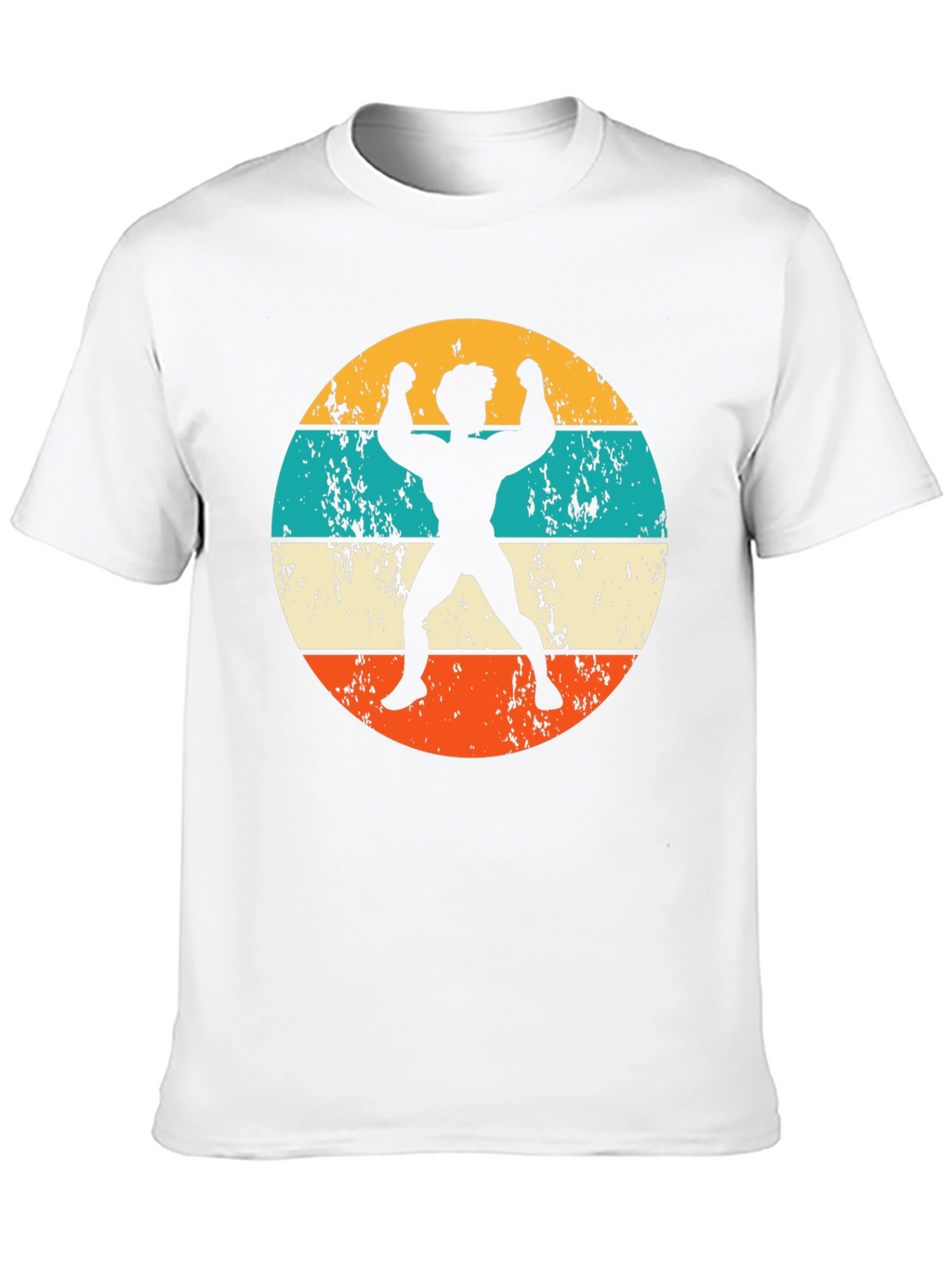 Retro Bodybuilder Graphic T-Shirt