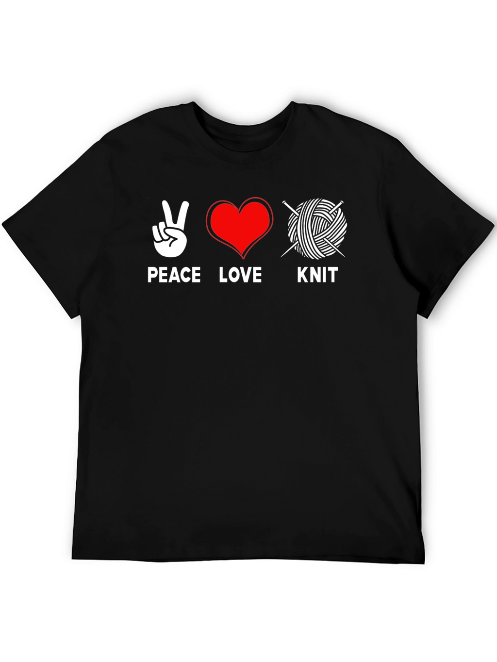 Peace Love Knit T-Shirt
