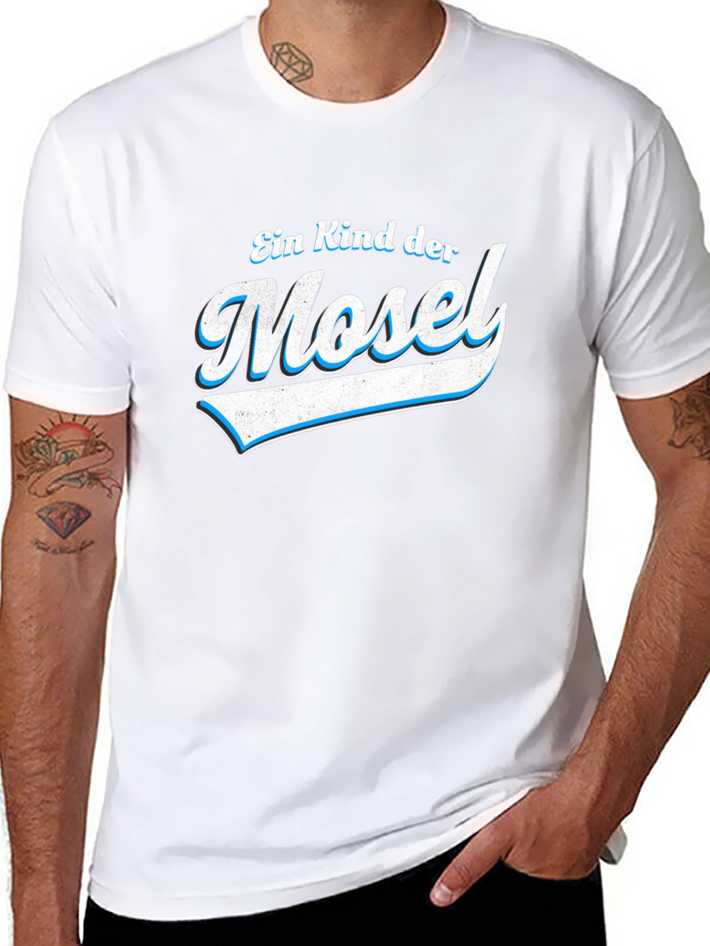 Ein Kind Der Mosel Black Graphic Tee