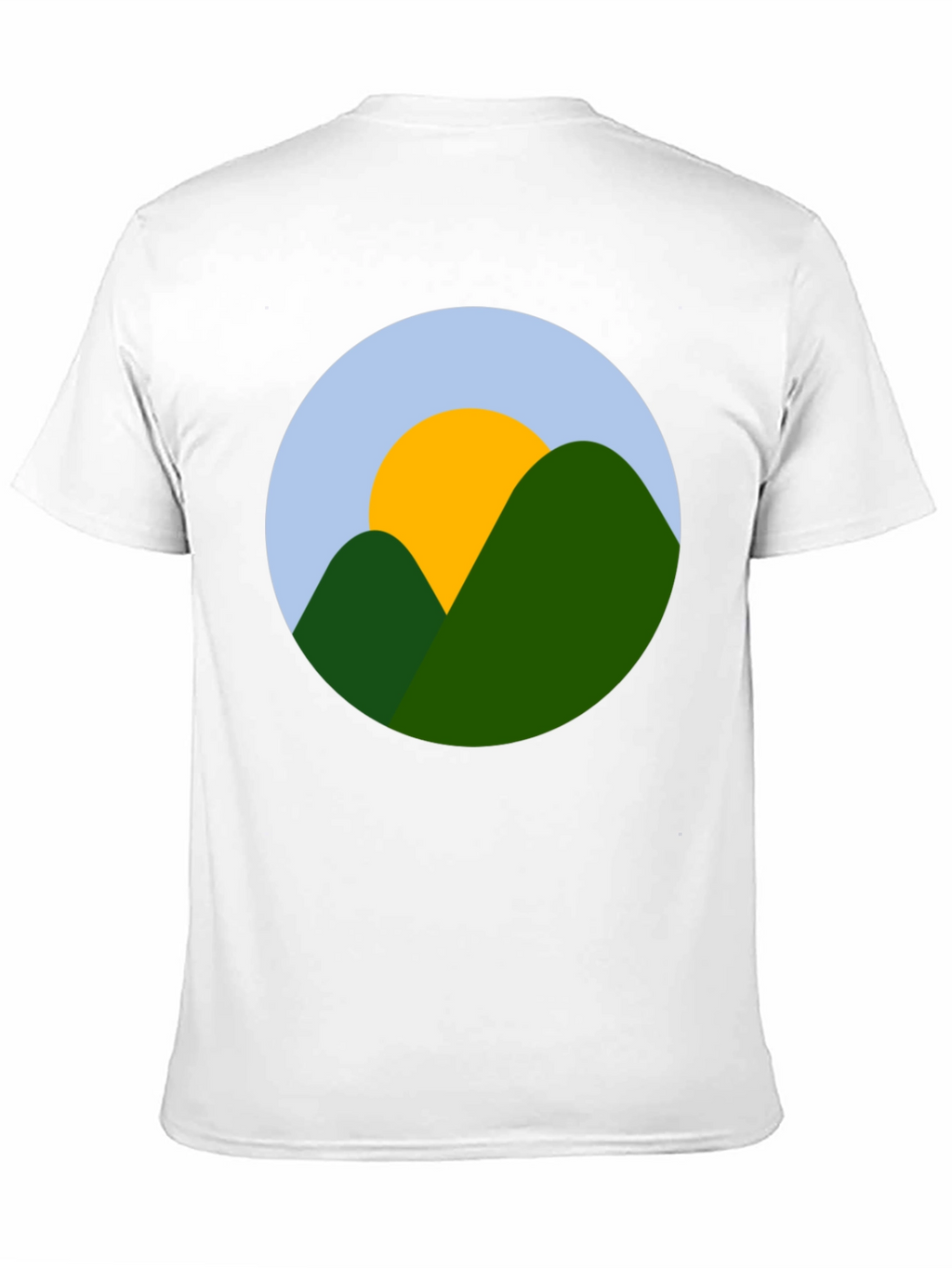 Mountain Sun Graphic Black T-Shirt